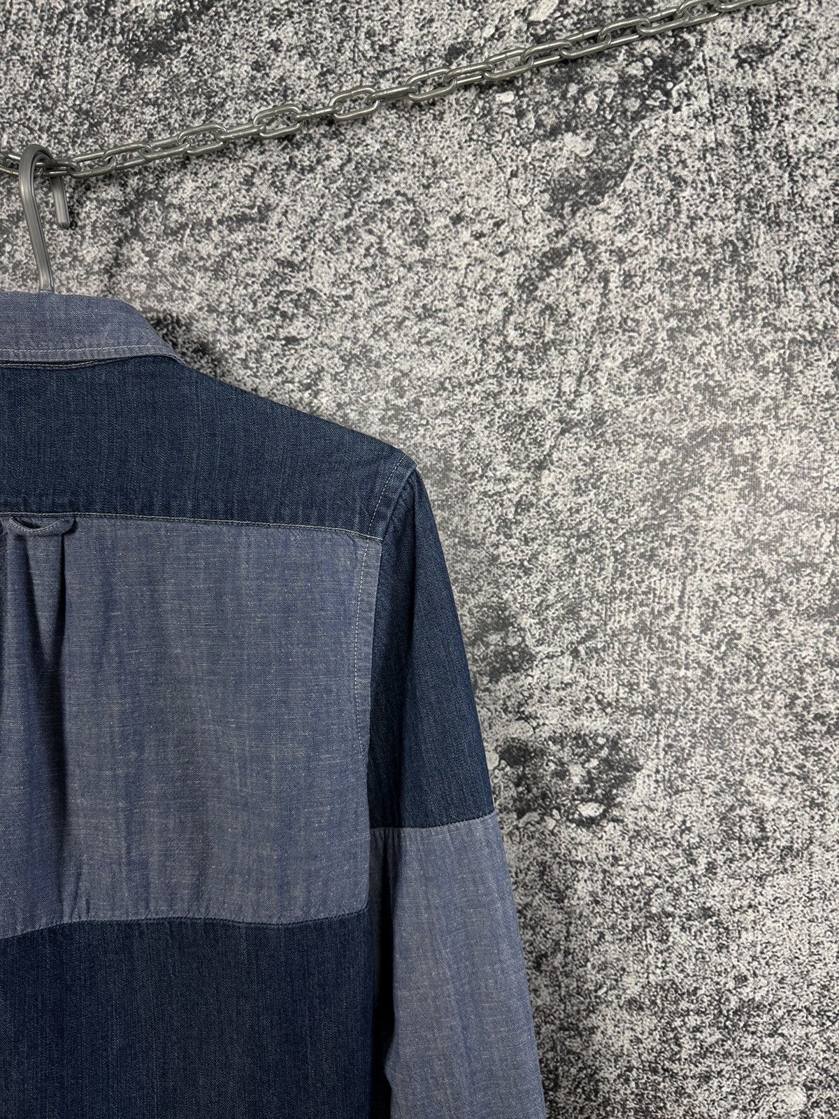 Edwin Edwin Patchwork Long Sleeve Denim Better Shirt Indigo Size S Size US S / EU 44-46 / 1 - 13 Thumbnail