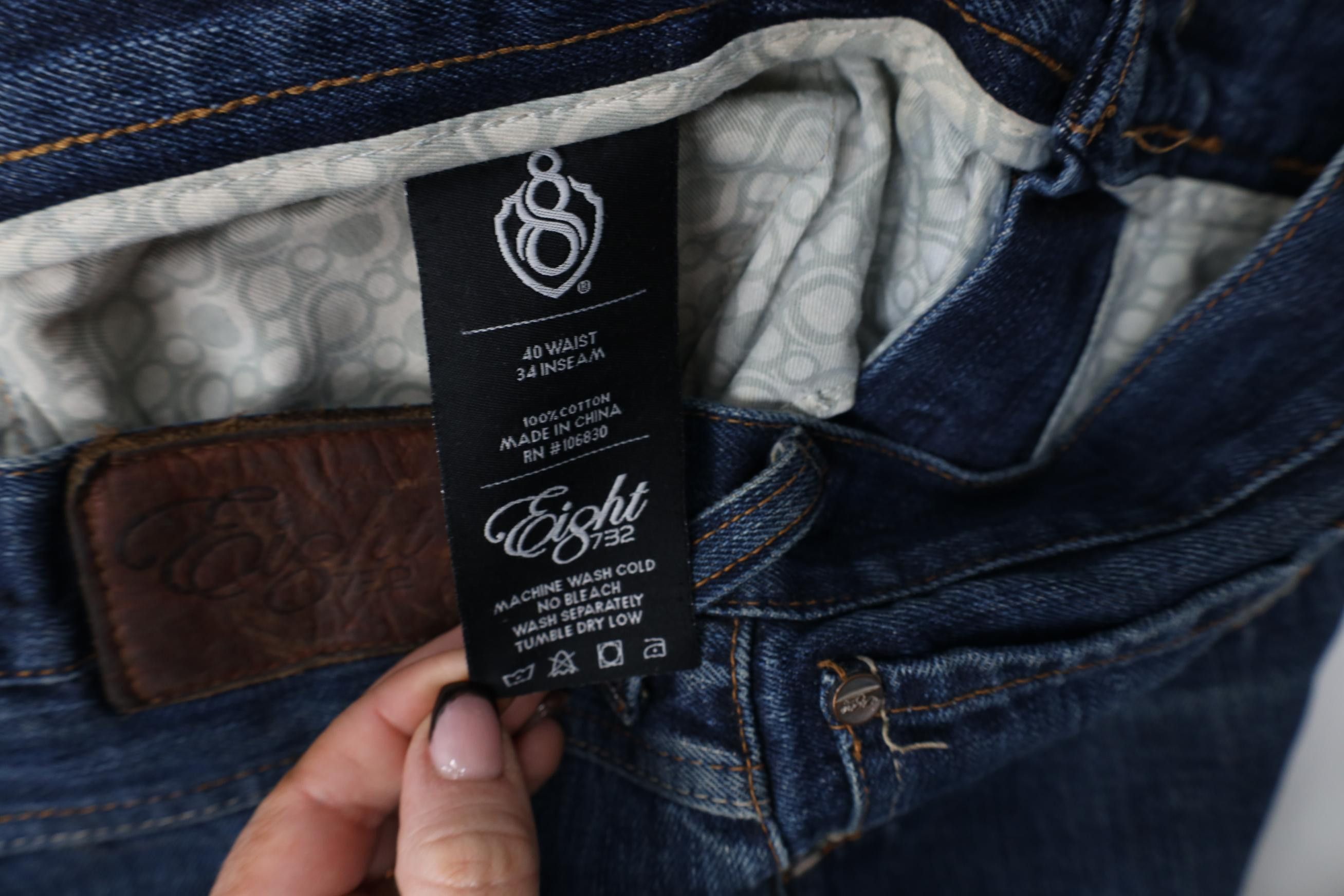 Vintage Vintage Y2K Streetwear Wide Leg Leaf Skateboard Denim Jeans Size US 40 / EU 56 - 9 Thumbnail