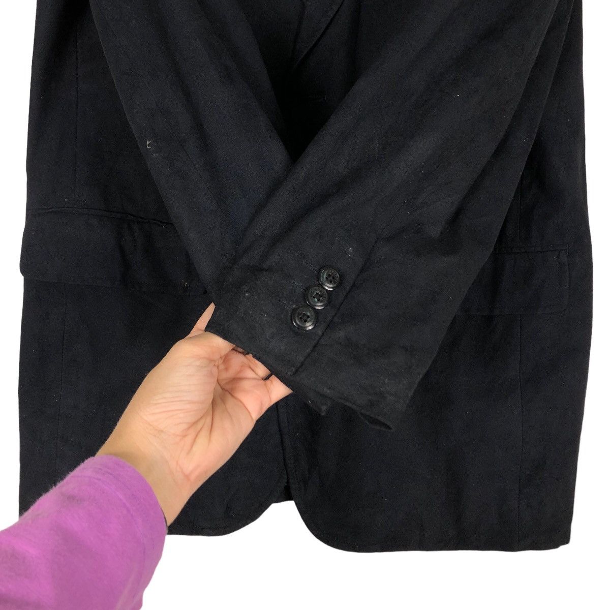 Burberry 🔥Vtg Soft Leather Jacket Burberry London Double Breast Size US M / EU 48-50 / 2 - 13 Thumbnail