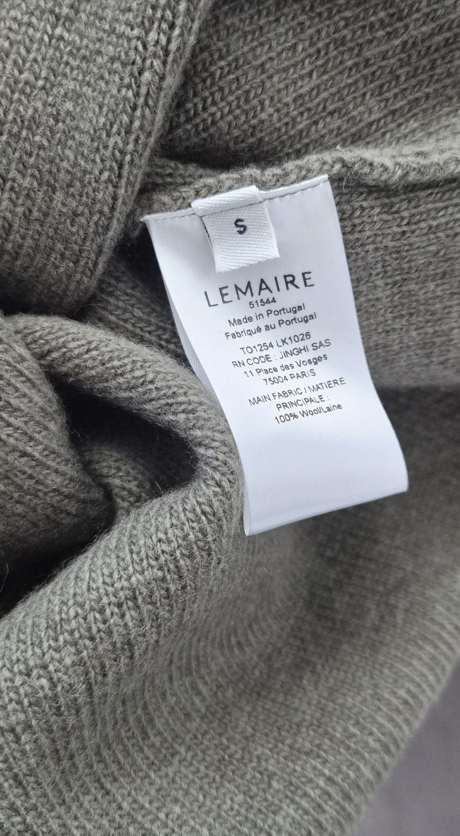 Lemaire Lemaire Wool Crewneck Jumper Sweater - 'Light Moss' Size US S / EU 44-46 / 1 - 5 Thumbnail