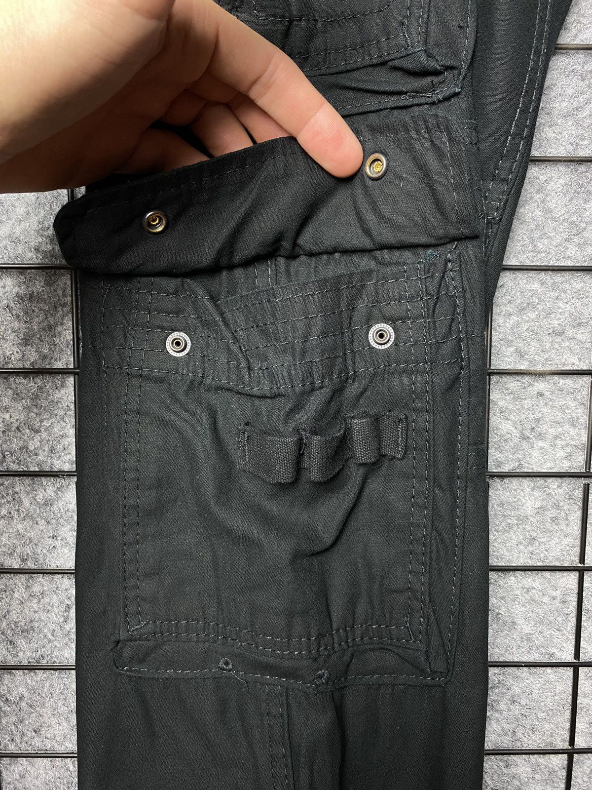 Brandit × Vintage Brandit Streetwear Y2K Drawstring Cargo Pants Size M Size US 34 / EU 50 - 8 Thumbnail