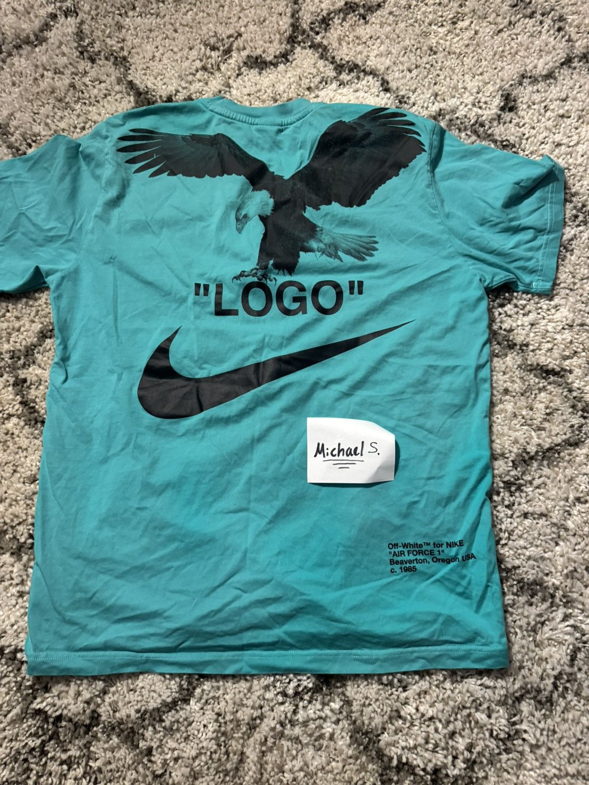 Off-White OFF White x Nike Tux Shirt Size US L / EU 52-54 / 3 - 2 Thumbnail
