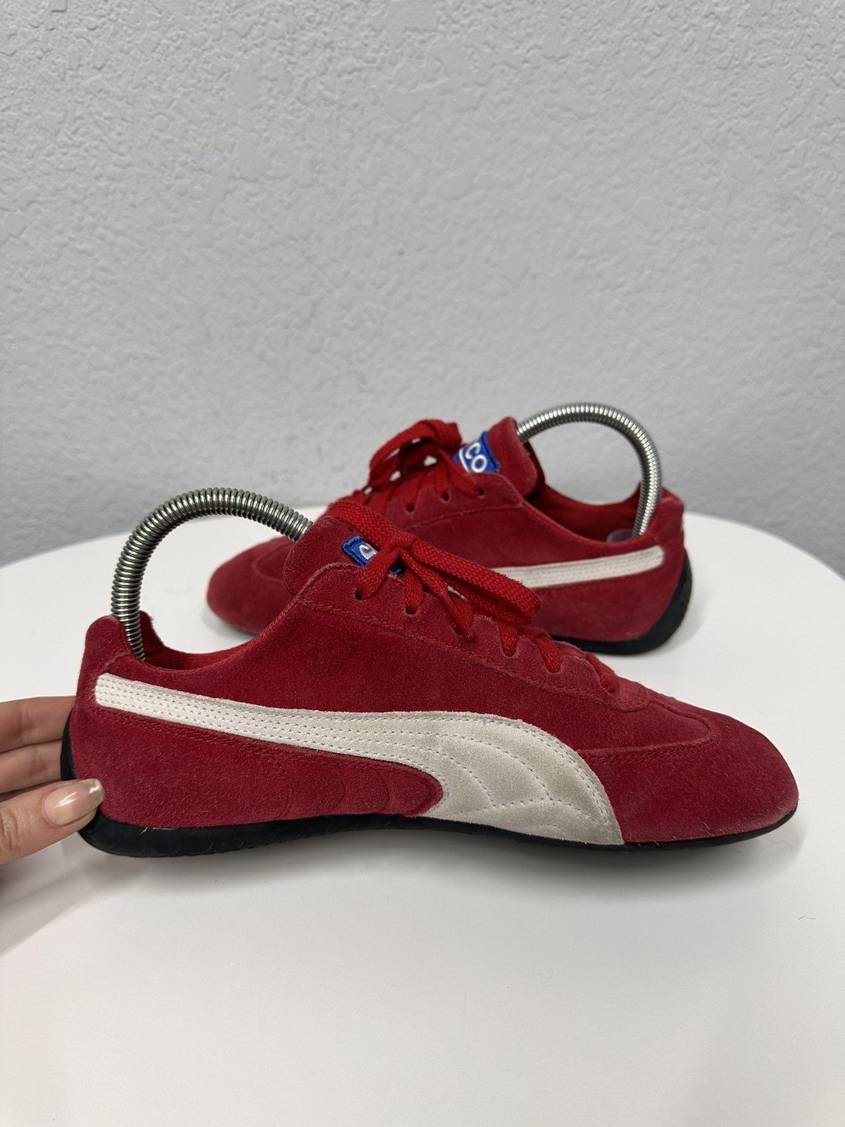 Puma Vintage Sneakers Puma Speed Y2K Avantgarde Red Balenciaga Size US 9 / IT 39 - 8 Thumbnail
