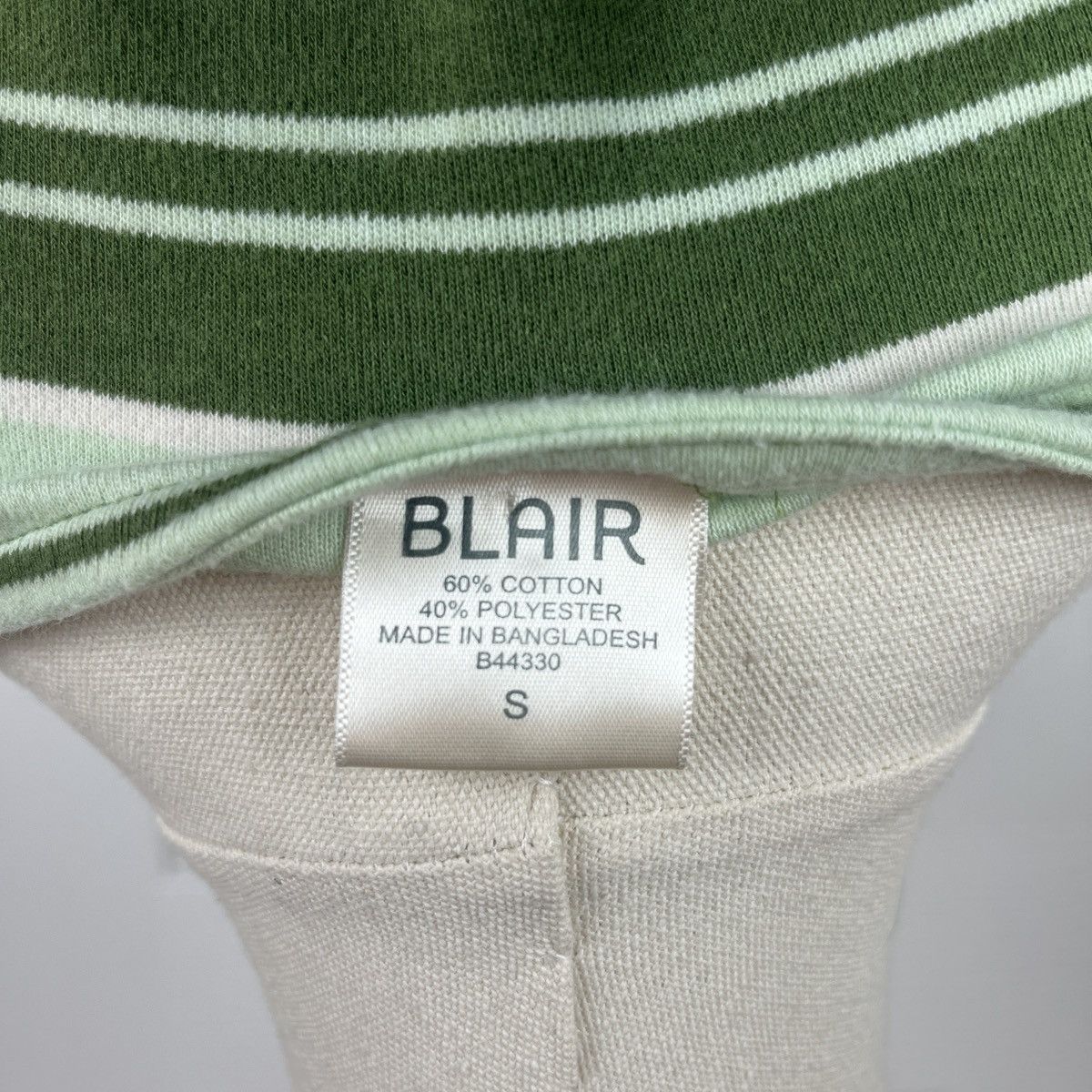 Blair Green stripped Blair long sleeve button shoulder top Size S / US 4 / IT 40 - 4 Thumbnail