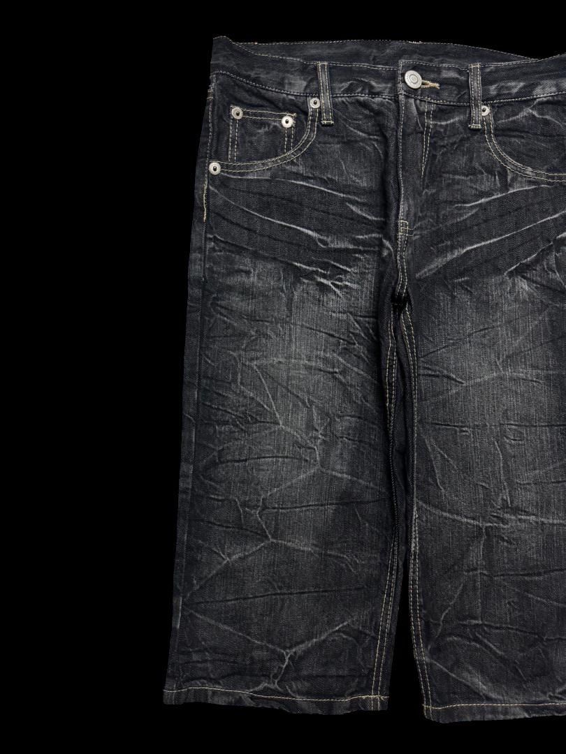 Designer Vintage Japanese Short Jeans Mudwash Streetwear Style Rare Size US 30 / EU 46 - 3 Thumbnail