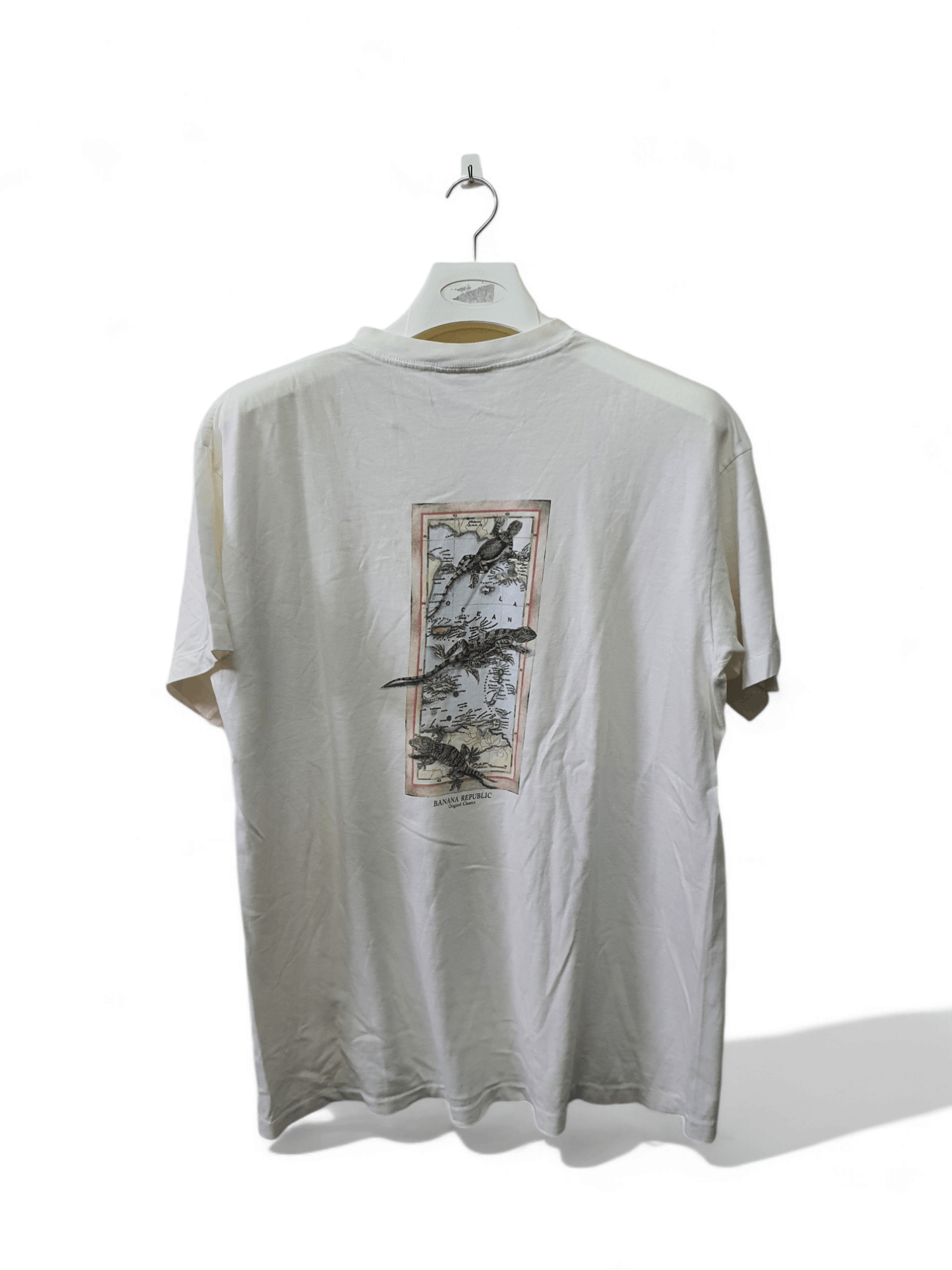Banana Republic vintage Banana Republic graphic t-shirt with a crocodile Size US M / EU 48-50 / 2 - 1 Thumbnail