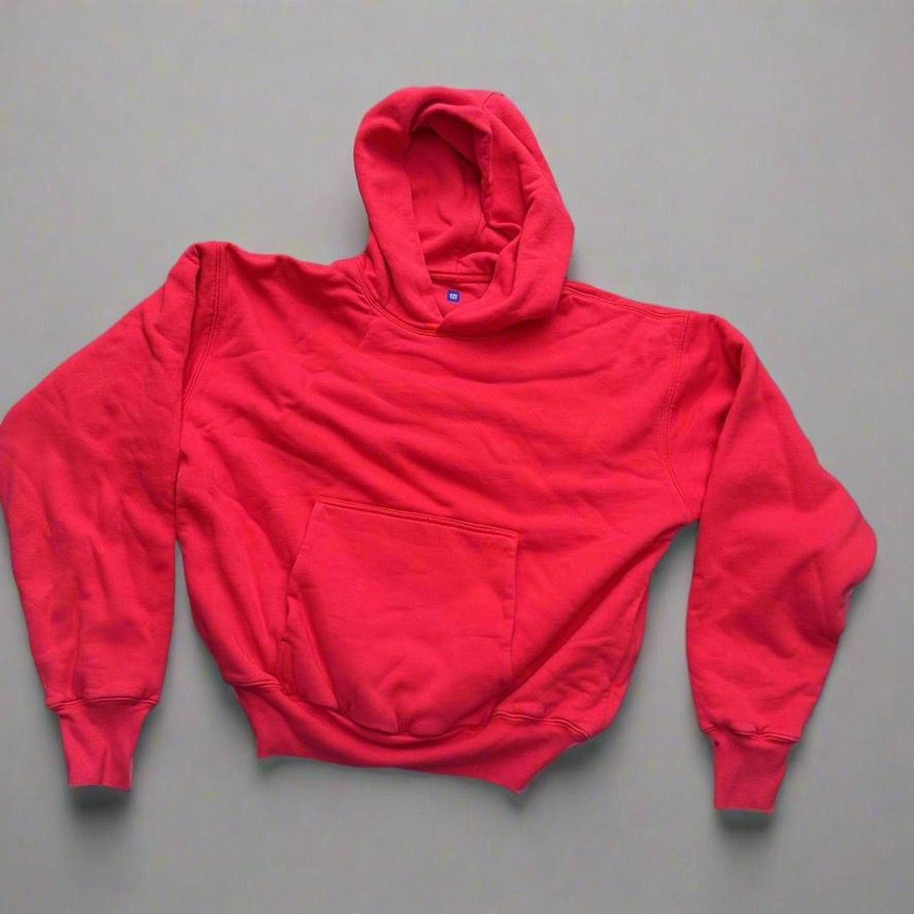 Yeezy Gap Red Hoodie | Grailed