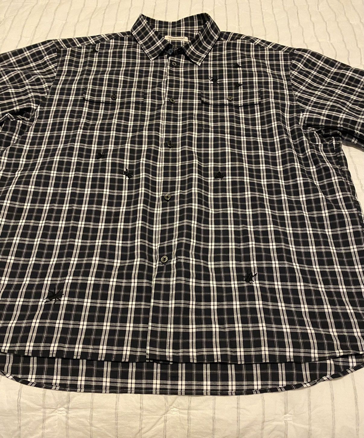 Undercover Undercover Navy Check Shirt Sz5 Size US XXL / EU 58 / 5 - 4 Thumbnail