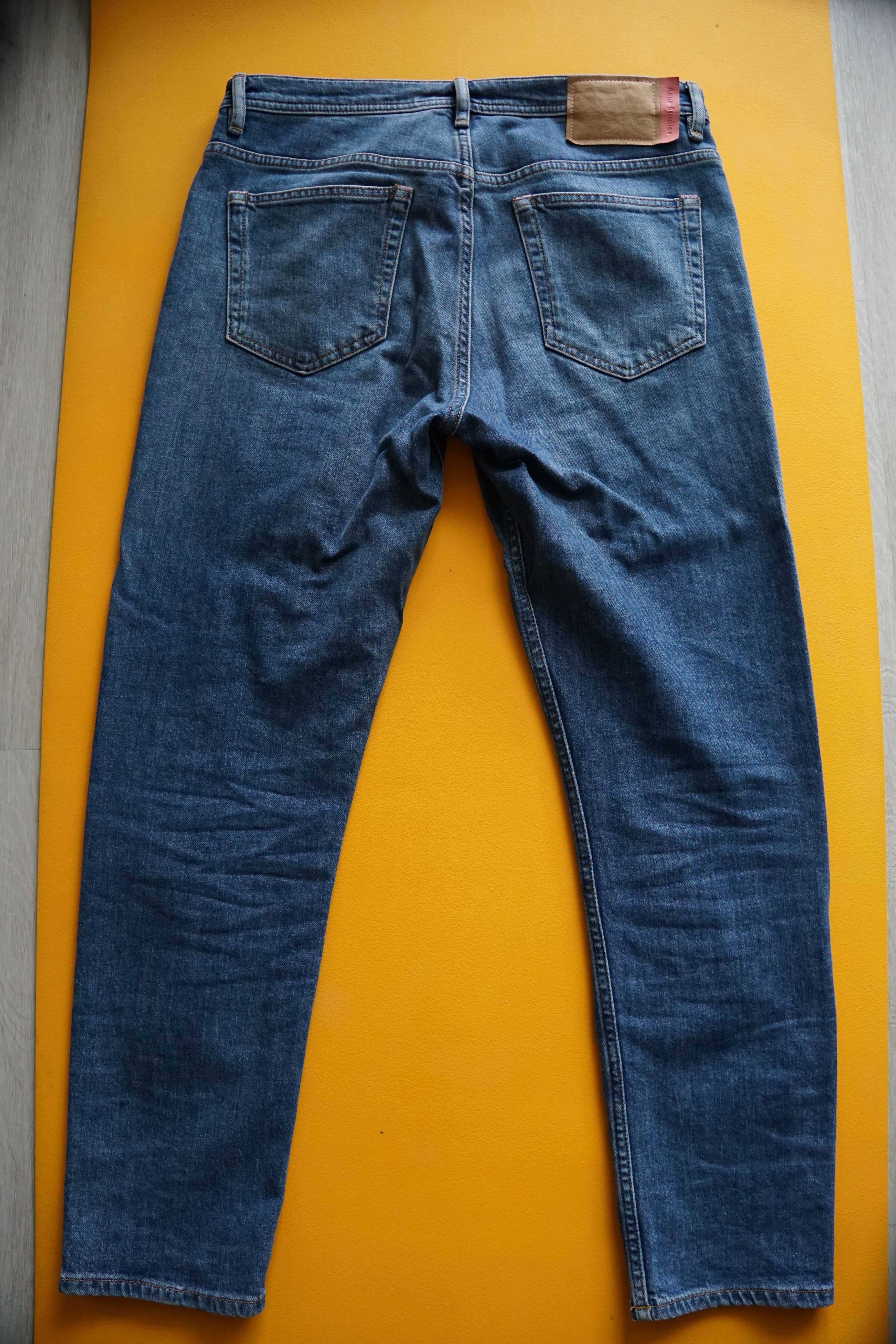 Acne Studios Acne Studios Blue Blå Konst River Jeans 30x32 Size US 30 / EU 46 - 1 Thumbnail