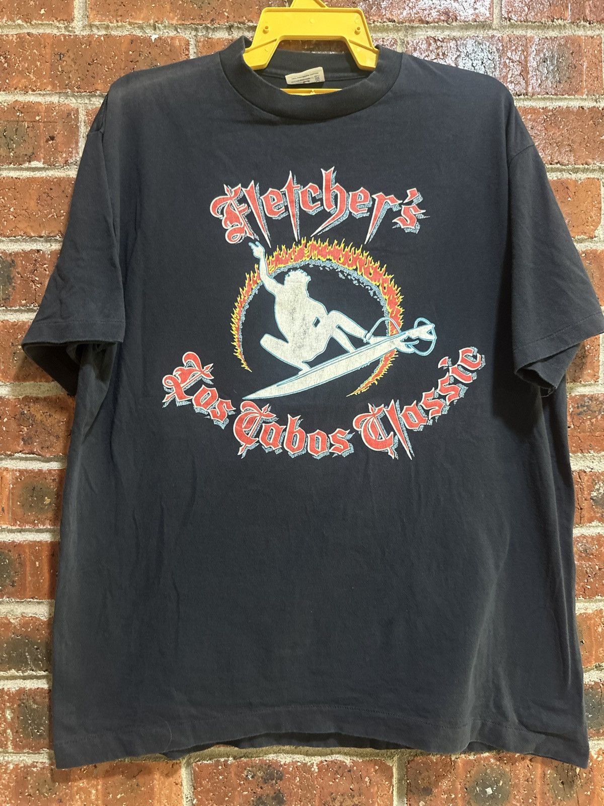 Vintage Vintage 90s Fletchers Los Cabos Classic Faded Tee Size US XL / EU 56 / 4 - 1 Thumbnail