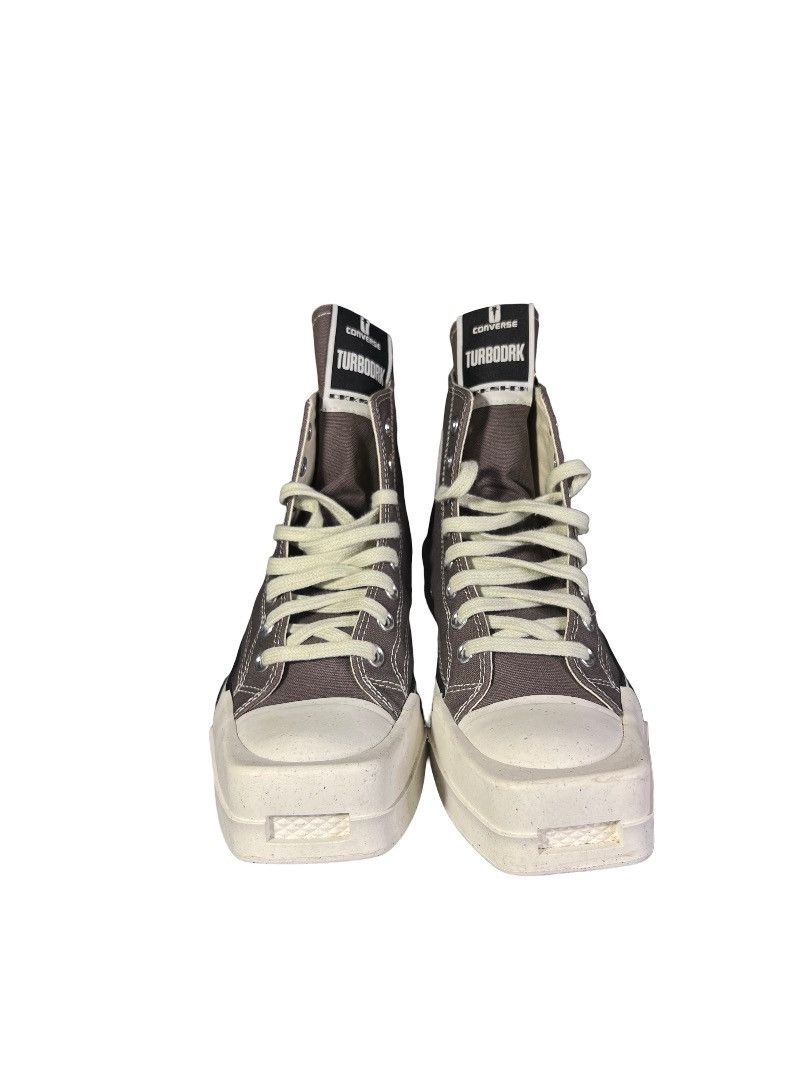 Rick Owens Rick Owens DRKSHDW x Converse Turbodrk High Sneakers Size US 8 / EU 41 - 7 Thumbnail