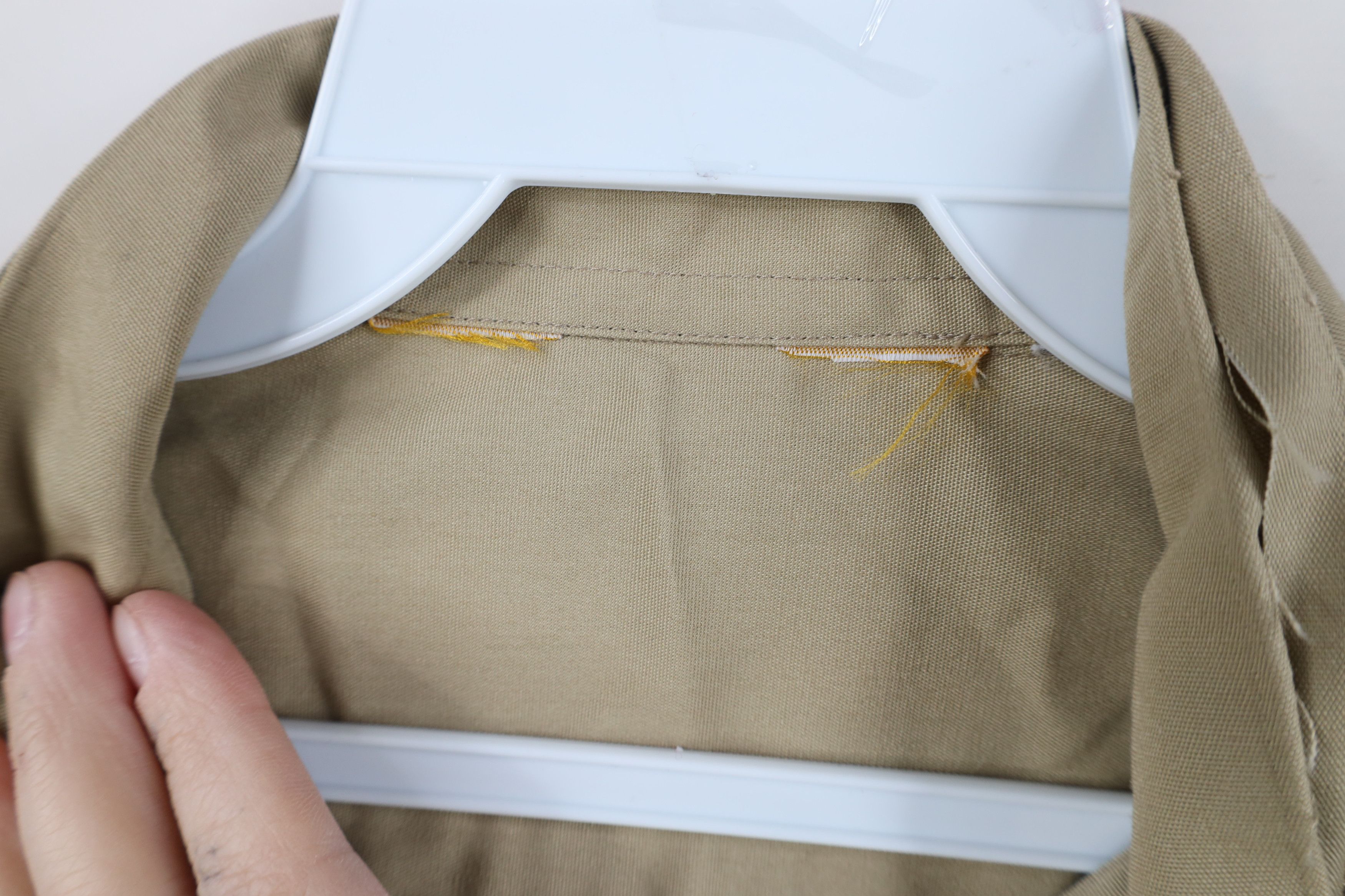 Vintage Vintage 70s Streetwear Band Collar Safari Bush Button Shirt Size US XXL / EU 58 / 5 - 6 Thumbnail
