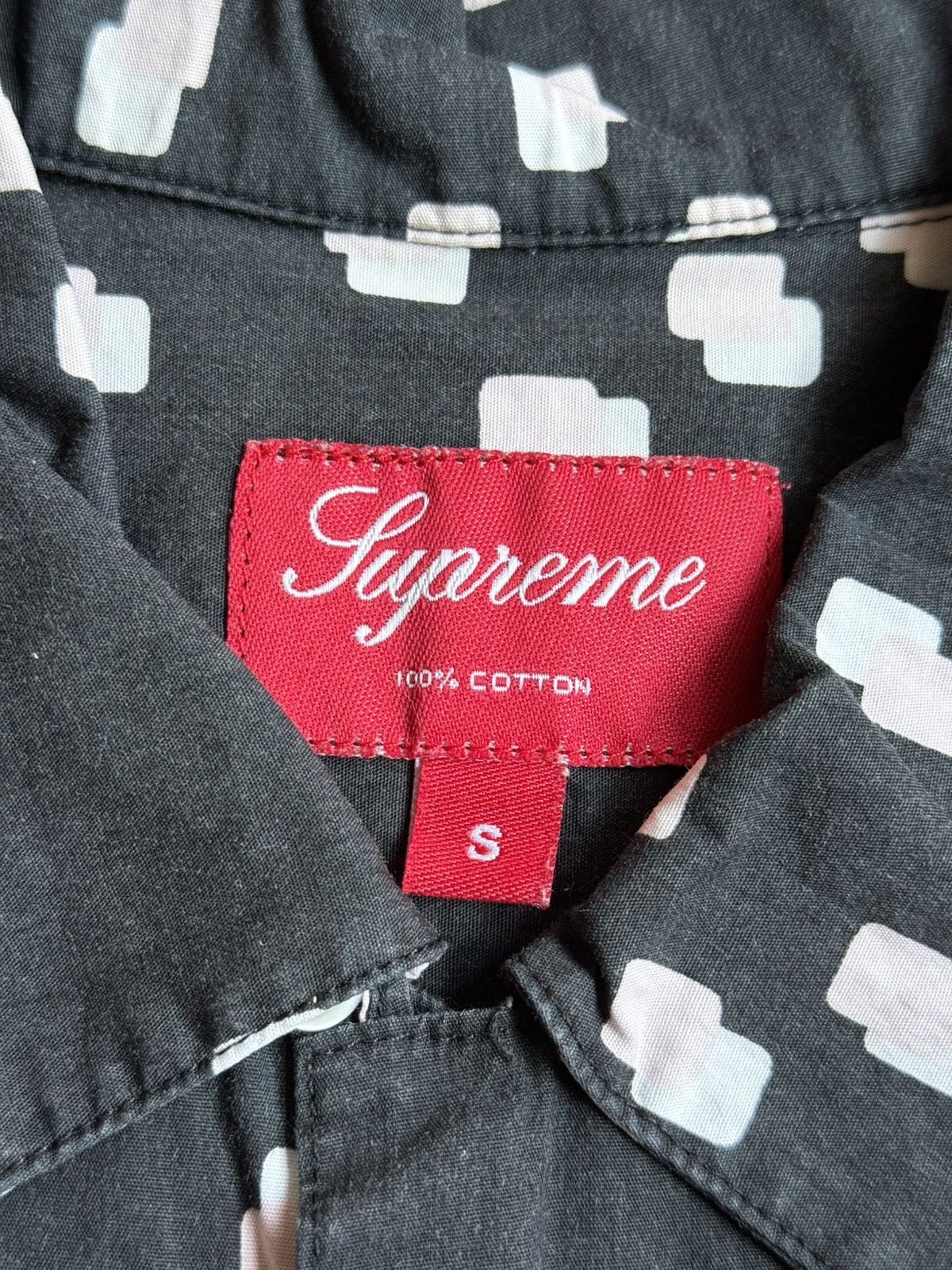 Supreme 2013 Squares button up shirt Size US S / EU 44-46 / 1 - 4 Thumbnail