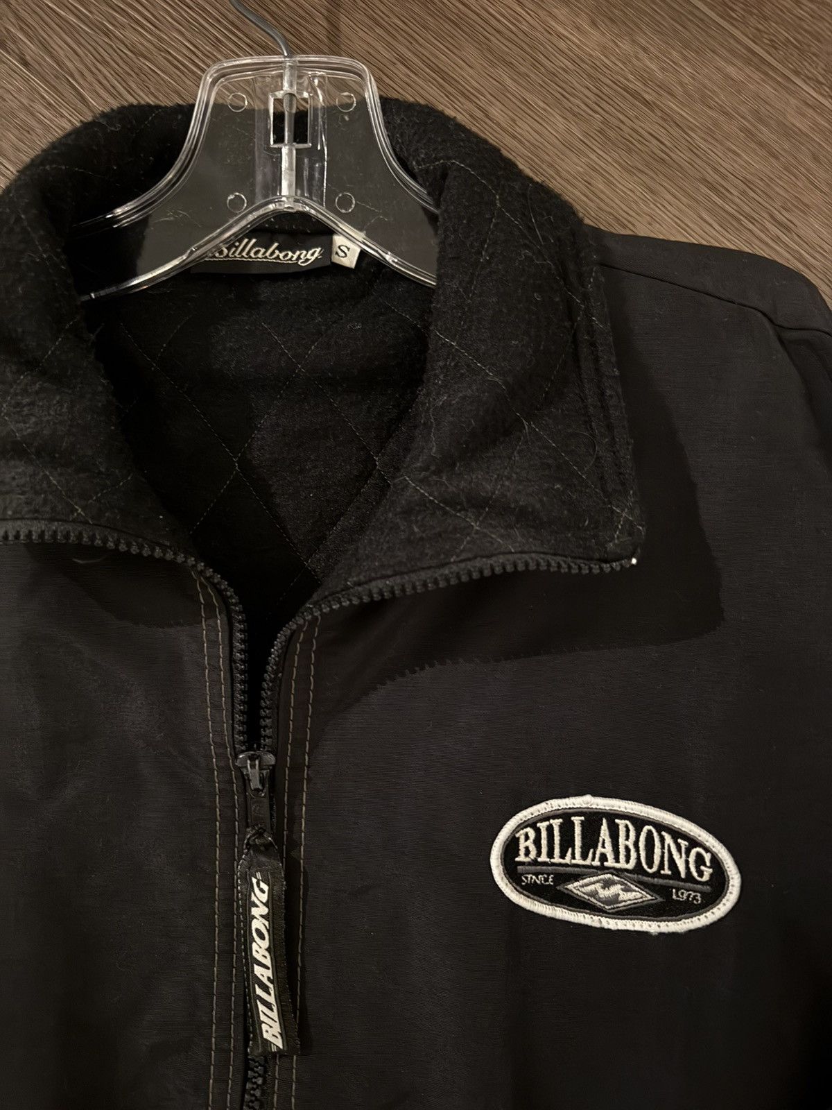 Billabong Billabong Black Jacket Adjustable Waiste Size Large Vintage Size US L / EU 52-54 / 3 - 3 Thumbnail