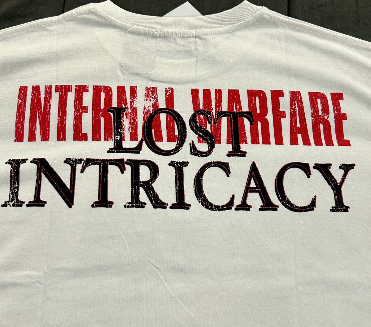 LOST INTRICACY Lost Intricacy “Front Page Mag” Graphic Tee White “Large” Size US L / EU 52-54 / 3 - 13 Thumbnail