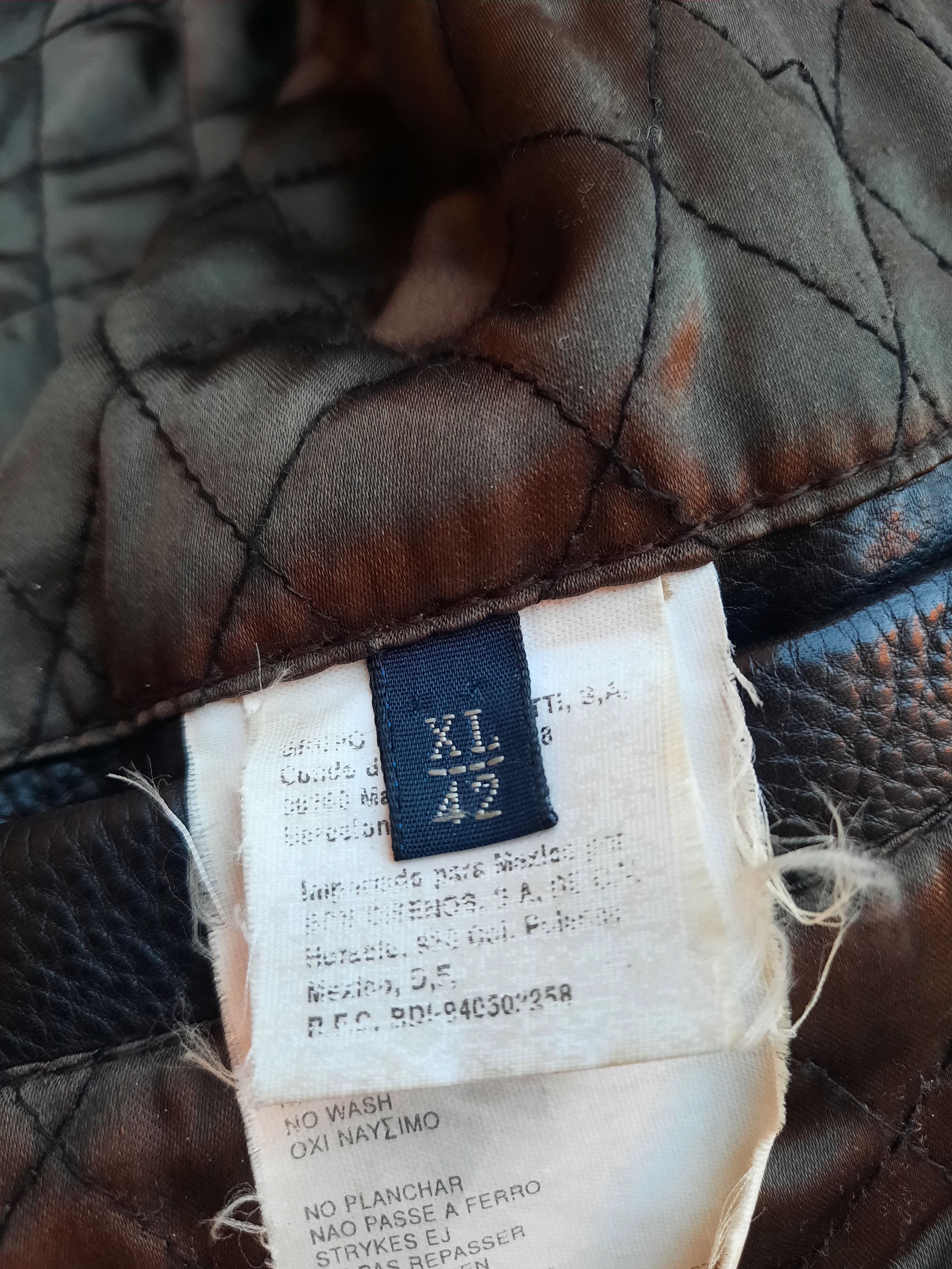 Massimo Dutti Massimo Dutti Utility Leather Jacket – Soft Cow Leather Size US XL / EU 56 / 4 - 9 Thumbnail