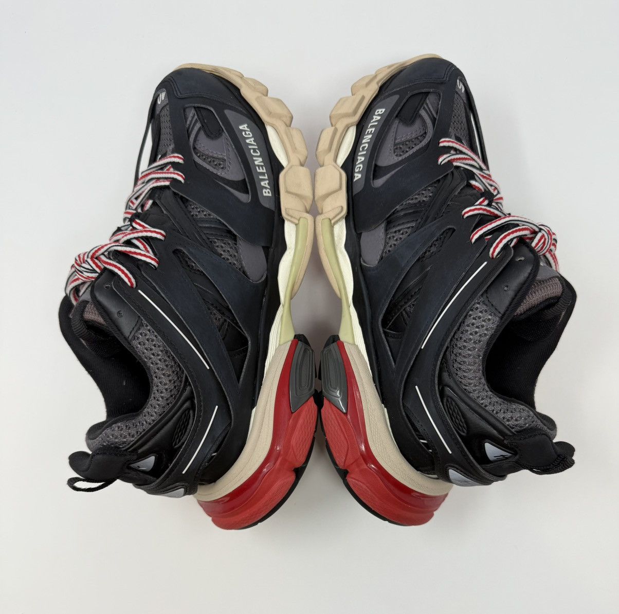 Balenciaga Balenciaga Track Sneaker Black/Red Size US 7 / EU 40 - 3 Thumbnail