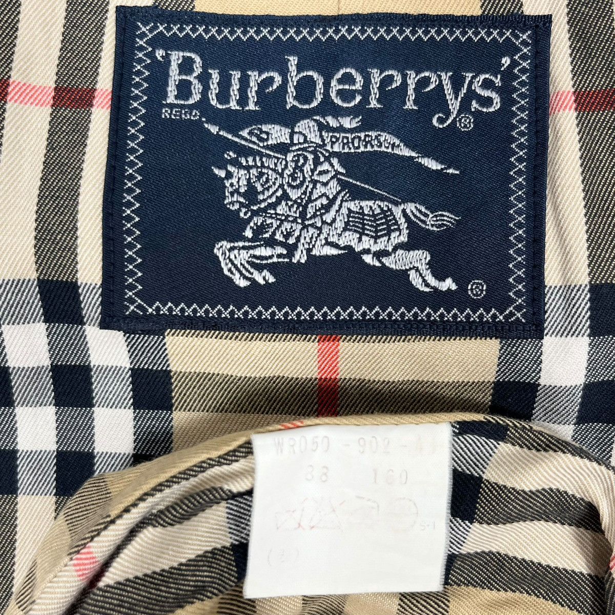 Burberry × Vintage Vintage 90’s Burberrys Men’s Trench Coat Size US S / EU 44-46 / 1 - 9 Thumbnail