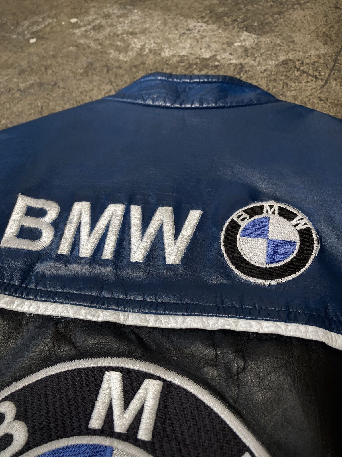 BMW × Formula 1 × Vintage Vintage 90s BMW Racing Leather Jacket Size US S / EU 44-46 / 1 - 13 Thumbnail