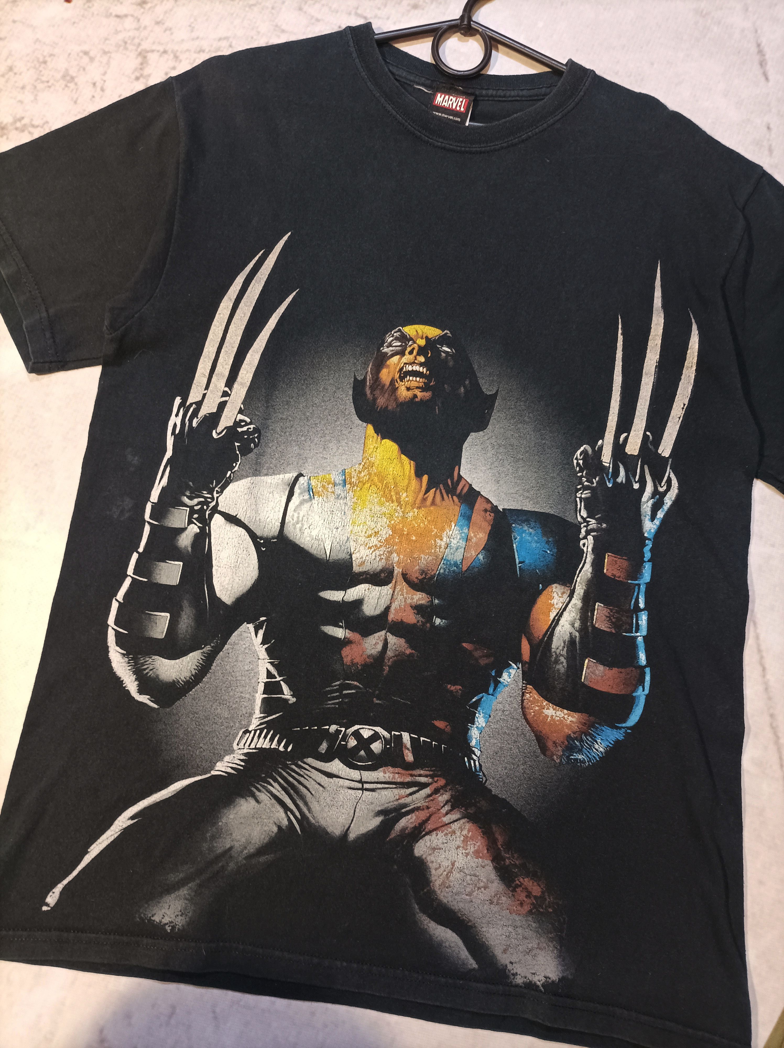 Marvel Comics Vintage 2000's Marvel Wolverine Mad Engine Big Graphic Tee M Size US M / EU 48-50 / 2 - 1 Thumbnail