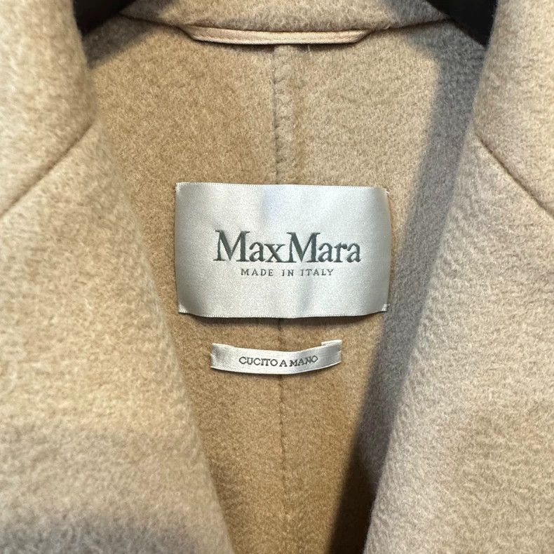 Max Mara Max Mara Short 101801 double-breasted water ripple cashmer Size S / US 4 / IT 40 - 3 Thumbnail