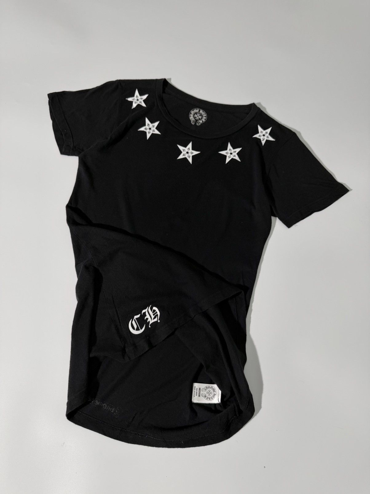 Chrome Hearts Chrome Hearts Black Pentagram 5 Star T-Shirt Size M / US 6-8 / IT 42-44 - 4 Thumbnail