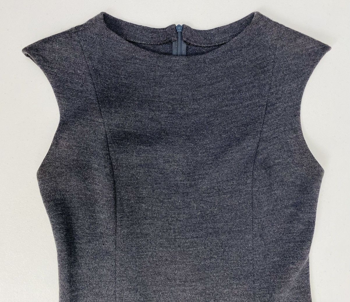 St. John St. John 🇺🇸 Char Gray/Black Wool Blend Knit Mini Dress 4 VGC Size S / US 4 / IT 40 - 6 Thumbnail