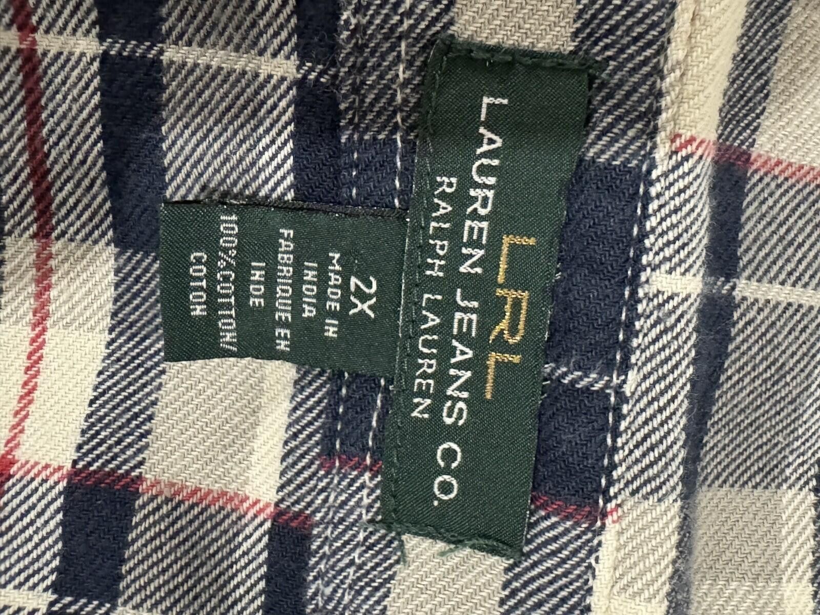 Lauren Ralph Lauren Lauren Ralph Lauren Plaid Button Shirt Men’s 2X Cotton Size US XXL / EU 58 / 5 - 9 Thumbnail