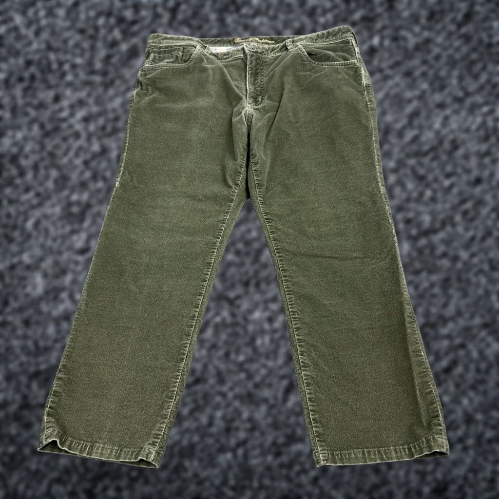 Tommy Bahama Tommy Bahama Pants Mens 38 Green Corduroy Cotton Spandex Casual Coastal Style Size US 40 / EU 56 - 1 Thumbnail