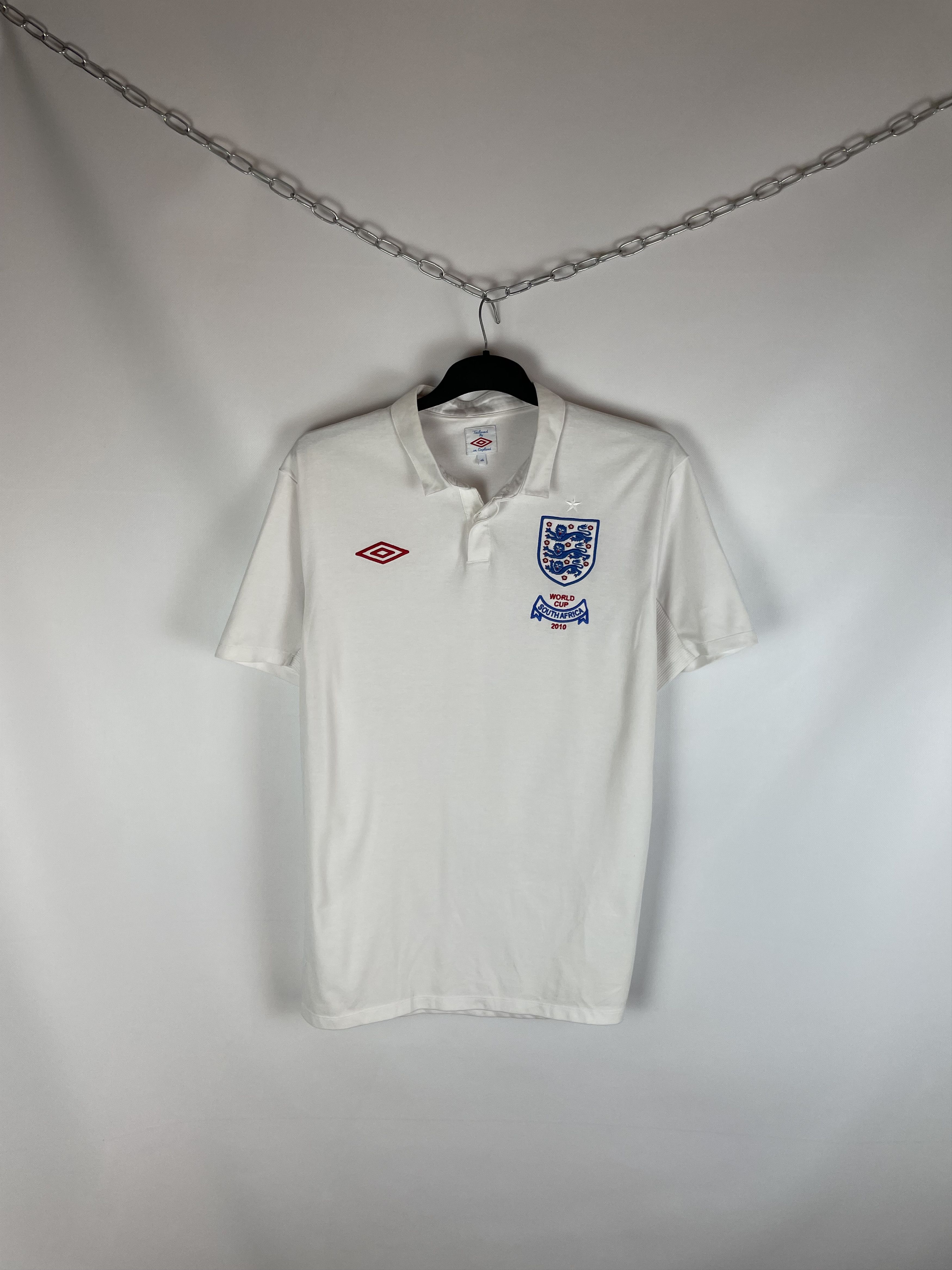 Umbro Vintage Umbro England Jersey Size US L / EU 52-54 / 3 - 1 Thumbnail
