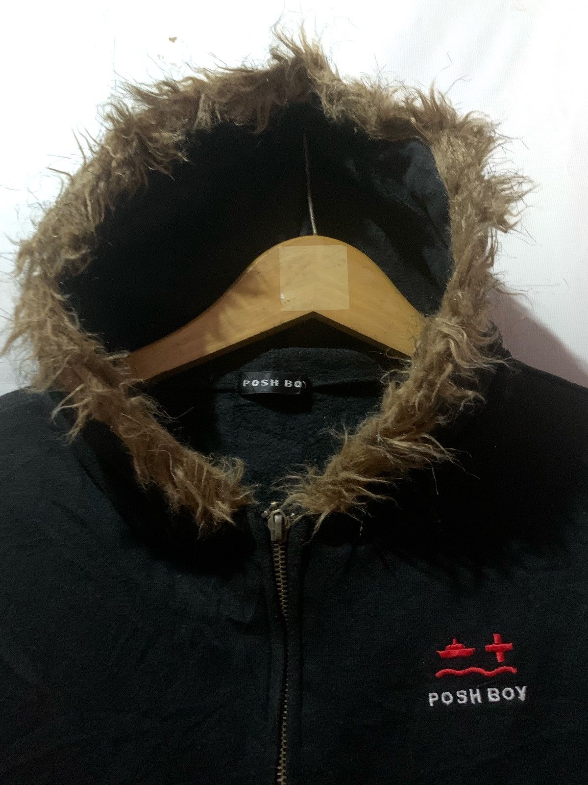 If Six Was Nine × Japanese Brand × Le Grande Bleu (L.G.B.) Japanese Fur faux Hoodie Posh Boy lgb ifsixwashnine style Size US M / EU 48-50 / 2 - 3 Thumbnail