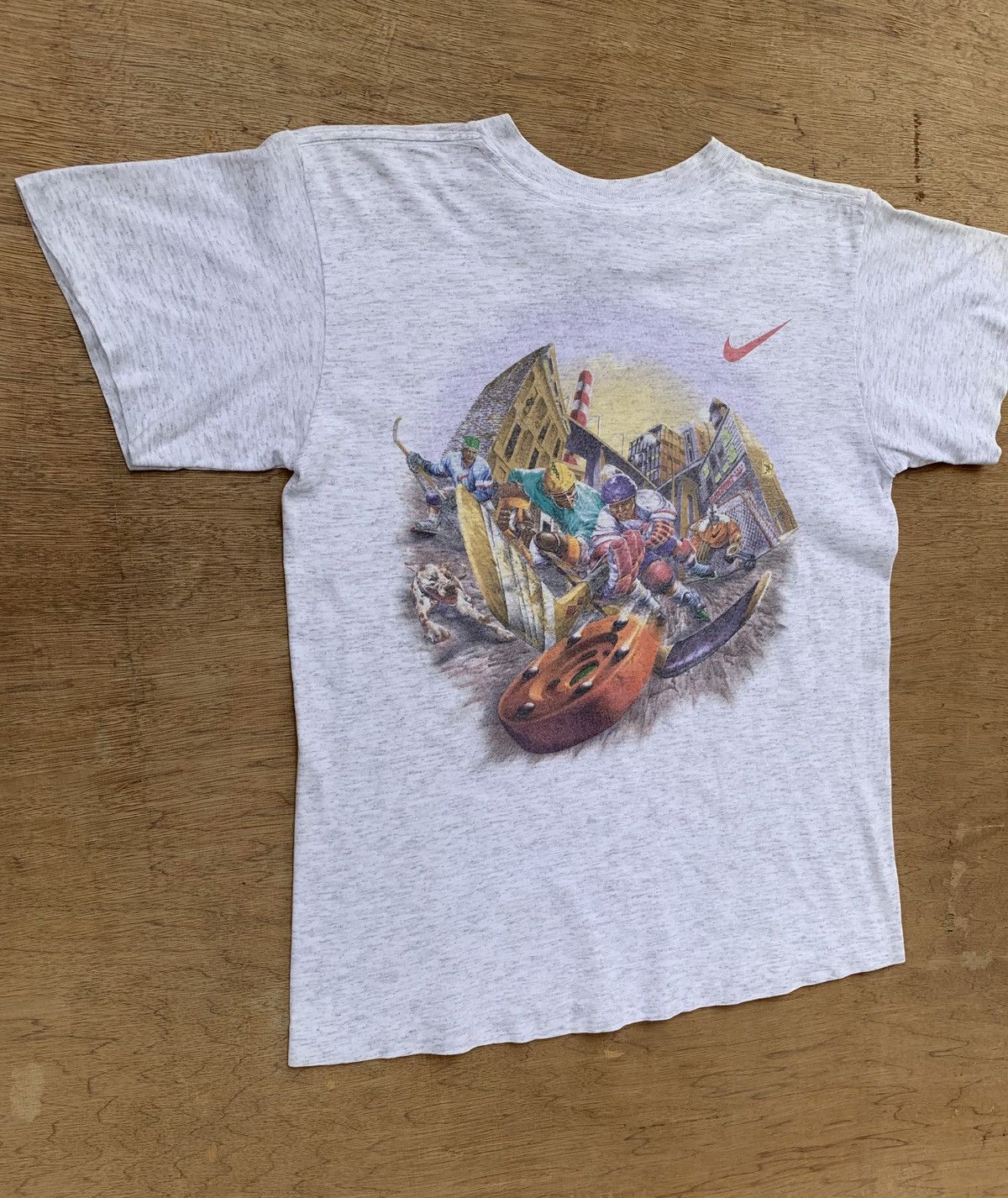 Nike Vintage 90’s Nike Street Hockey T Shirt Size US S / EU 44-46 / 1 - 7 Thumbnail