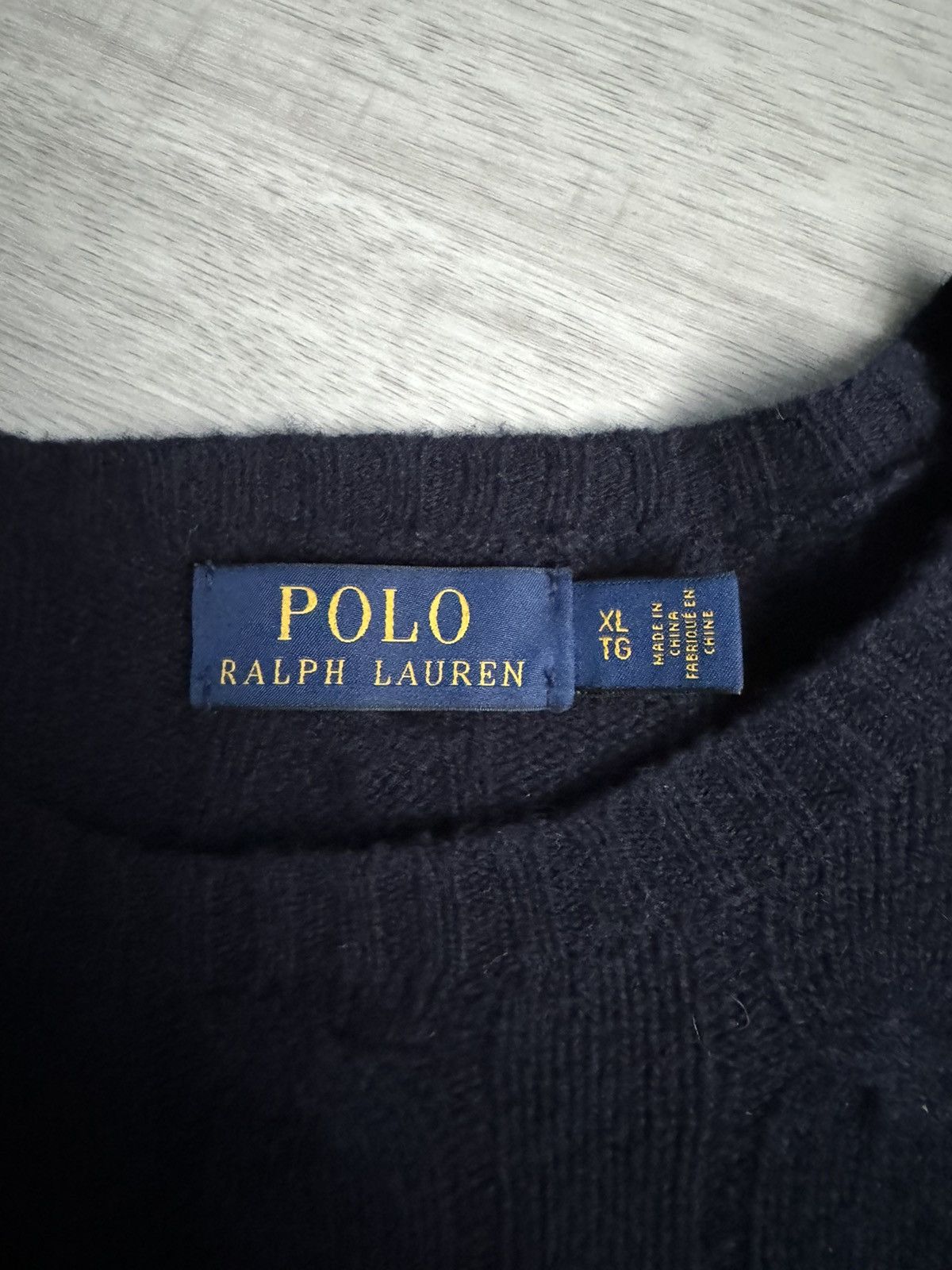 Designer × Polo Ralph Lauren Polo Ralph Lauren Merino Wool Knit sweater Size US XL / EU 56 / 4 - 4 Thumbnail