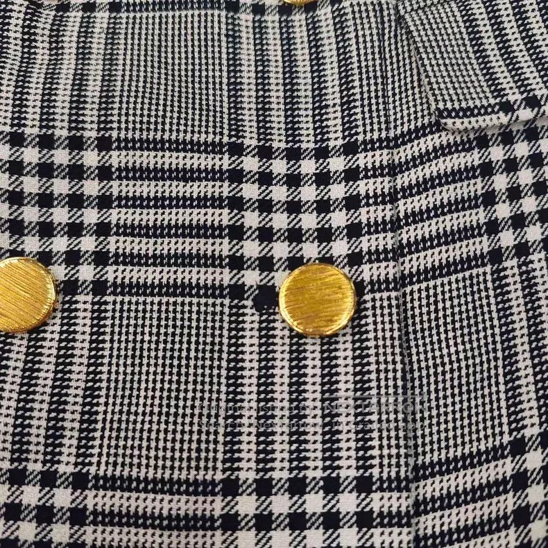 Gucci Gucci Black and white thousand-bird glass gold buckle line Size 27" / US 4 / IT 40 - 7 Thumbnail