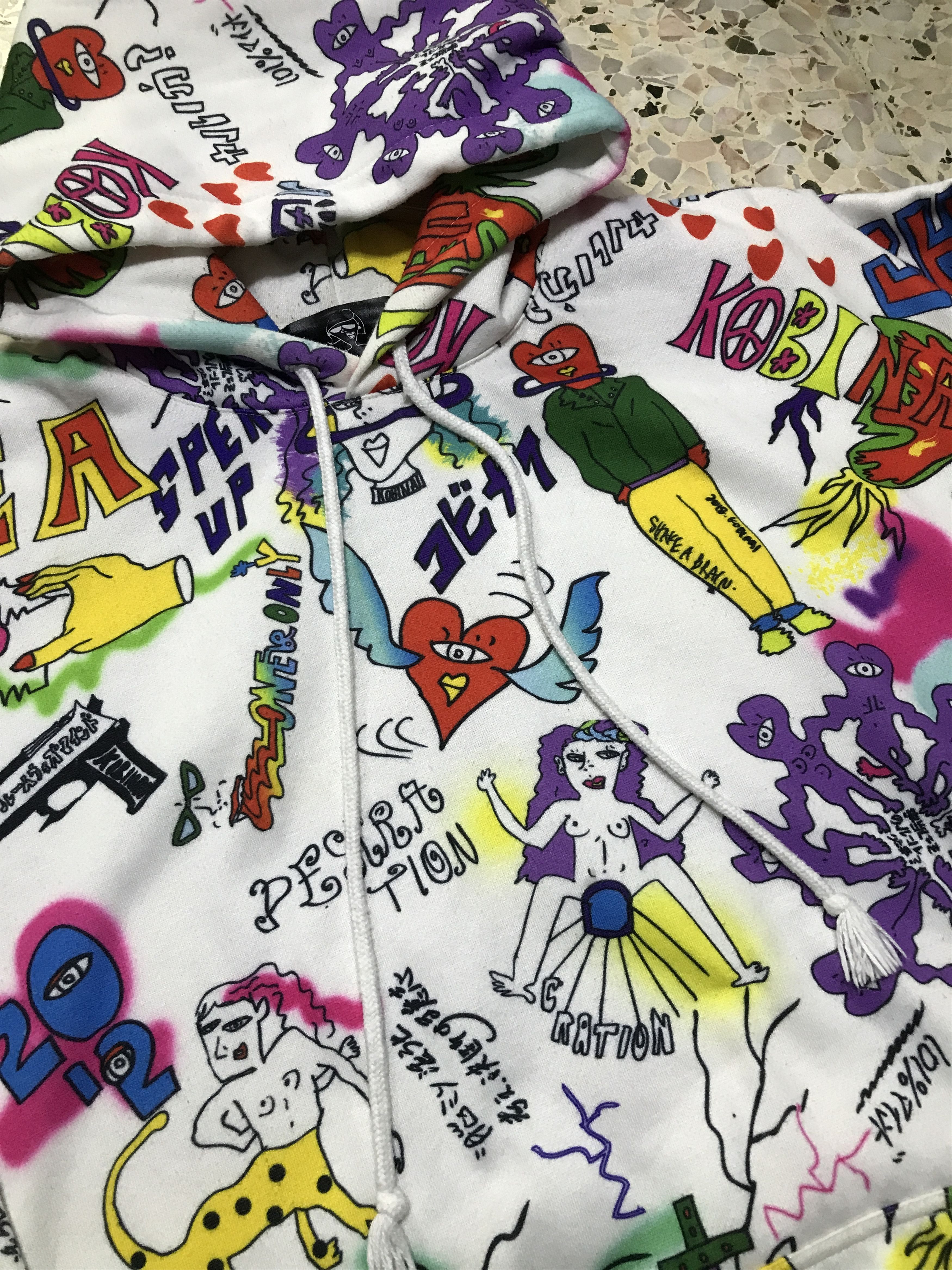 Japanese Brand [Perfect]RARE 2012 Kobinai Harajuku Hoodie Size US L / EU 52-54 / 3 - 3 Thumbnail