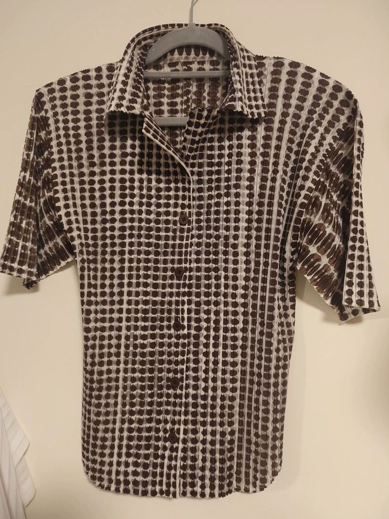 Issey Miyake issey miyake size:3 Pleated short sleeves Size XXS / US 00 / IT 34 - 1 Thumbnail