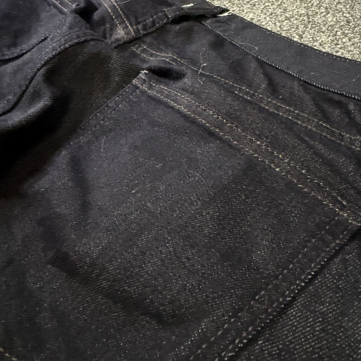 Jun Takahashi Japanese Denim Jersey Uniqlo High Rise Tappered Fit Archive Size US 30 / EU 46 - 9 Thumbnail