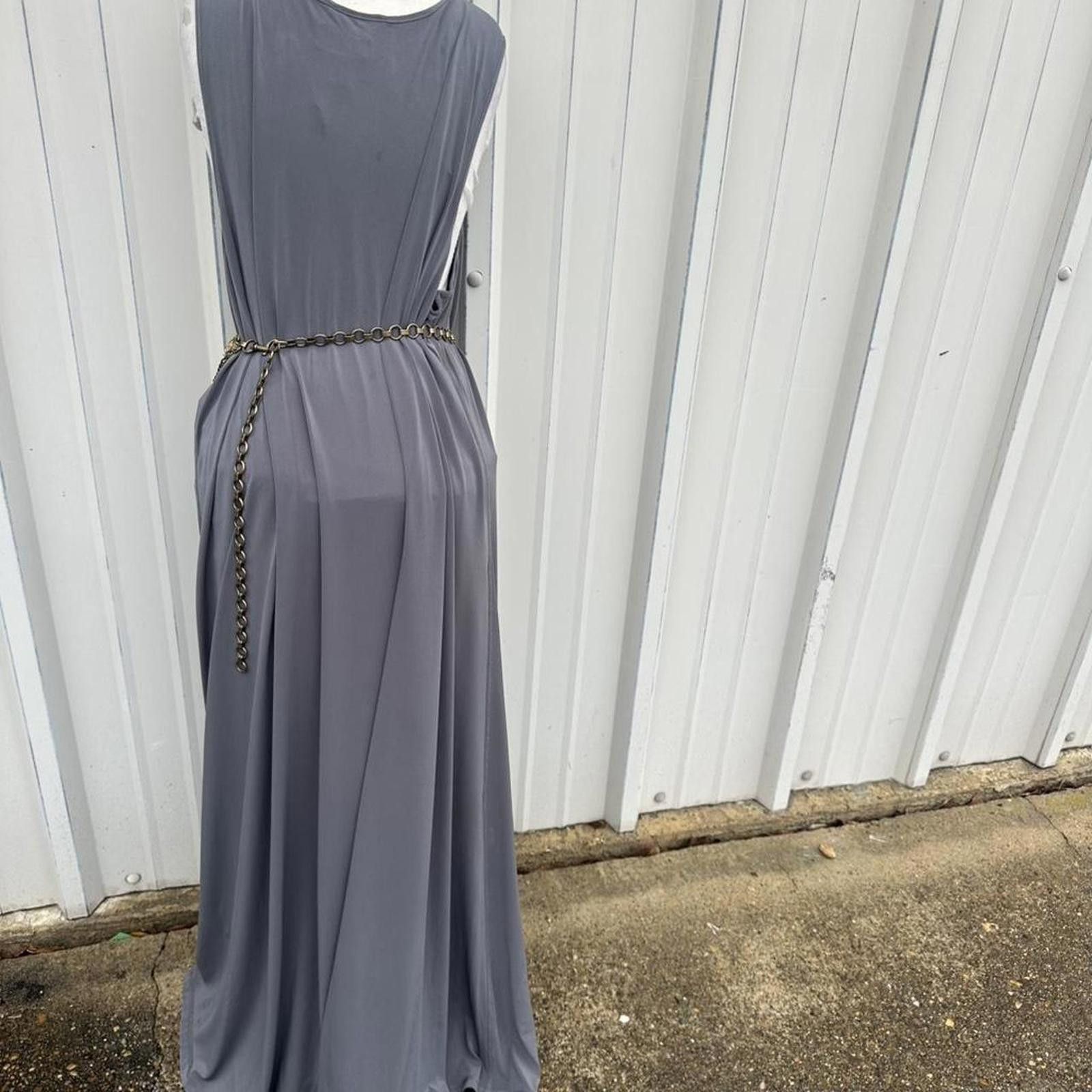Other Grey maxi dress with belt #maxidress Size ONE SIZE - 2 Thumbnail