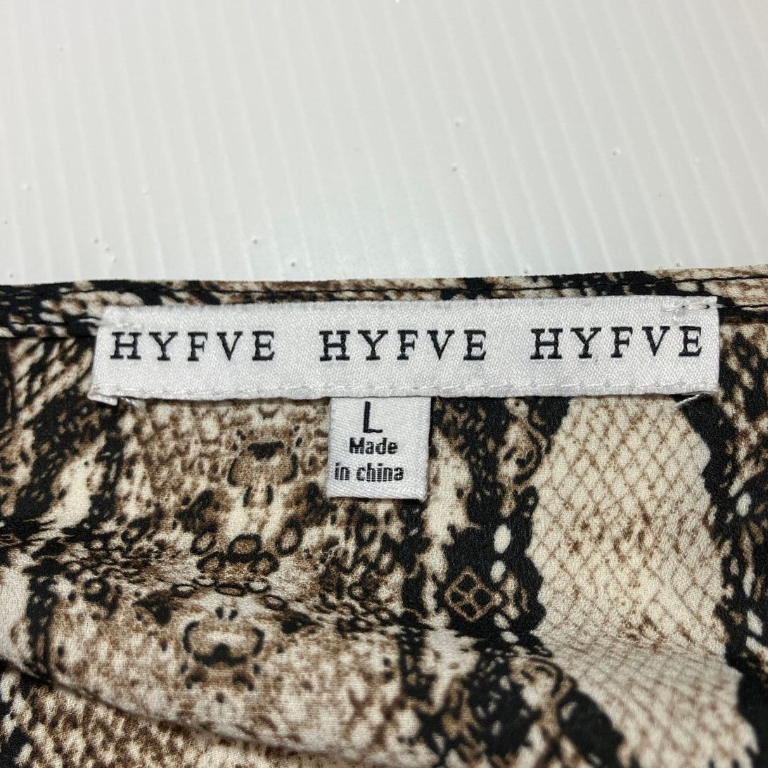 Other HYFVE Boho Brown Snake Print Long Sleeve Wrap Blouse L Size L / US 10 / IT 46 - 7 Thumbnail