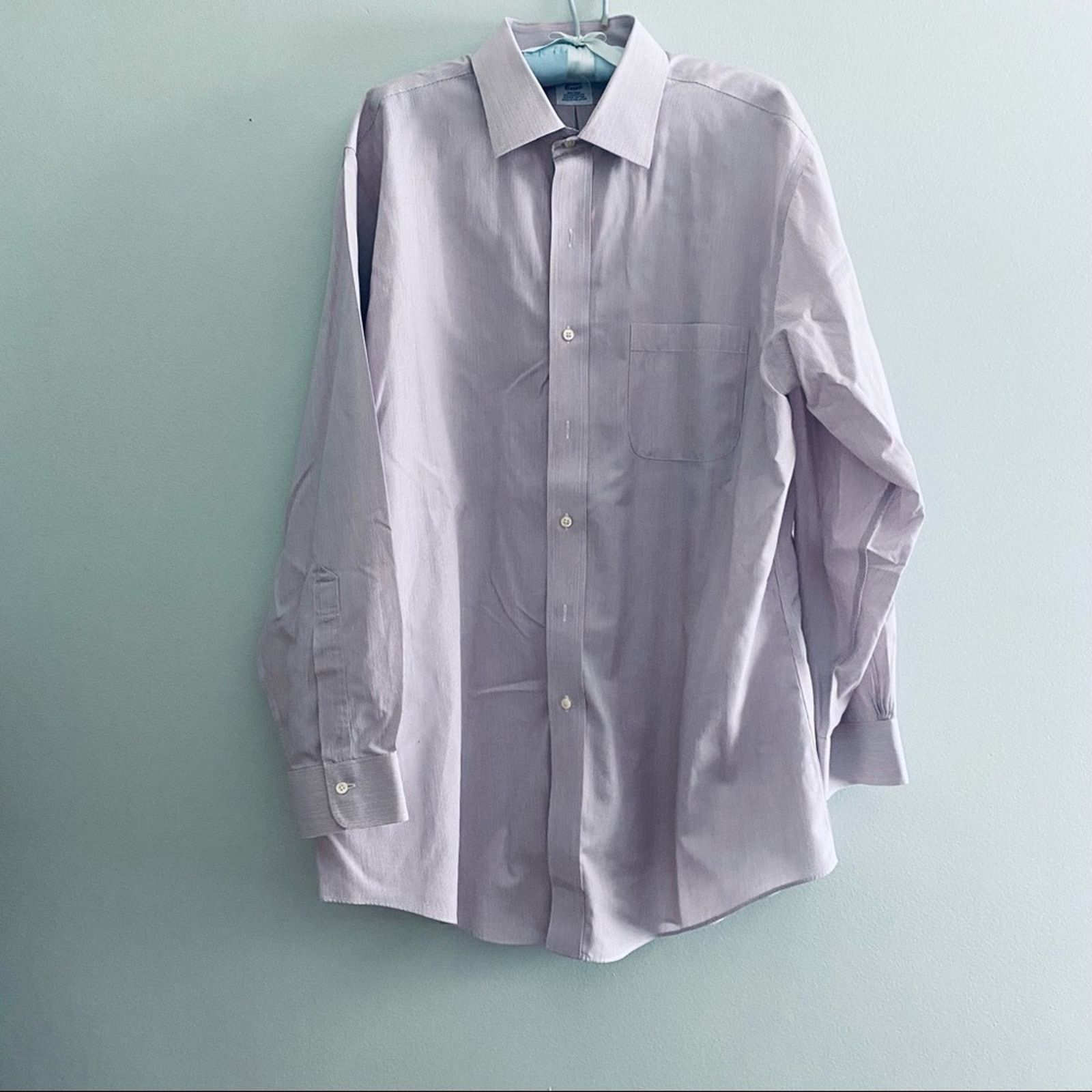 Brooks Brothers Brooks Brothers striped long sleeve button down dress shirt Size US XL / EU 56 / 4 - 2 Thumbnail