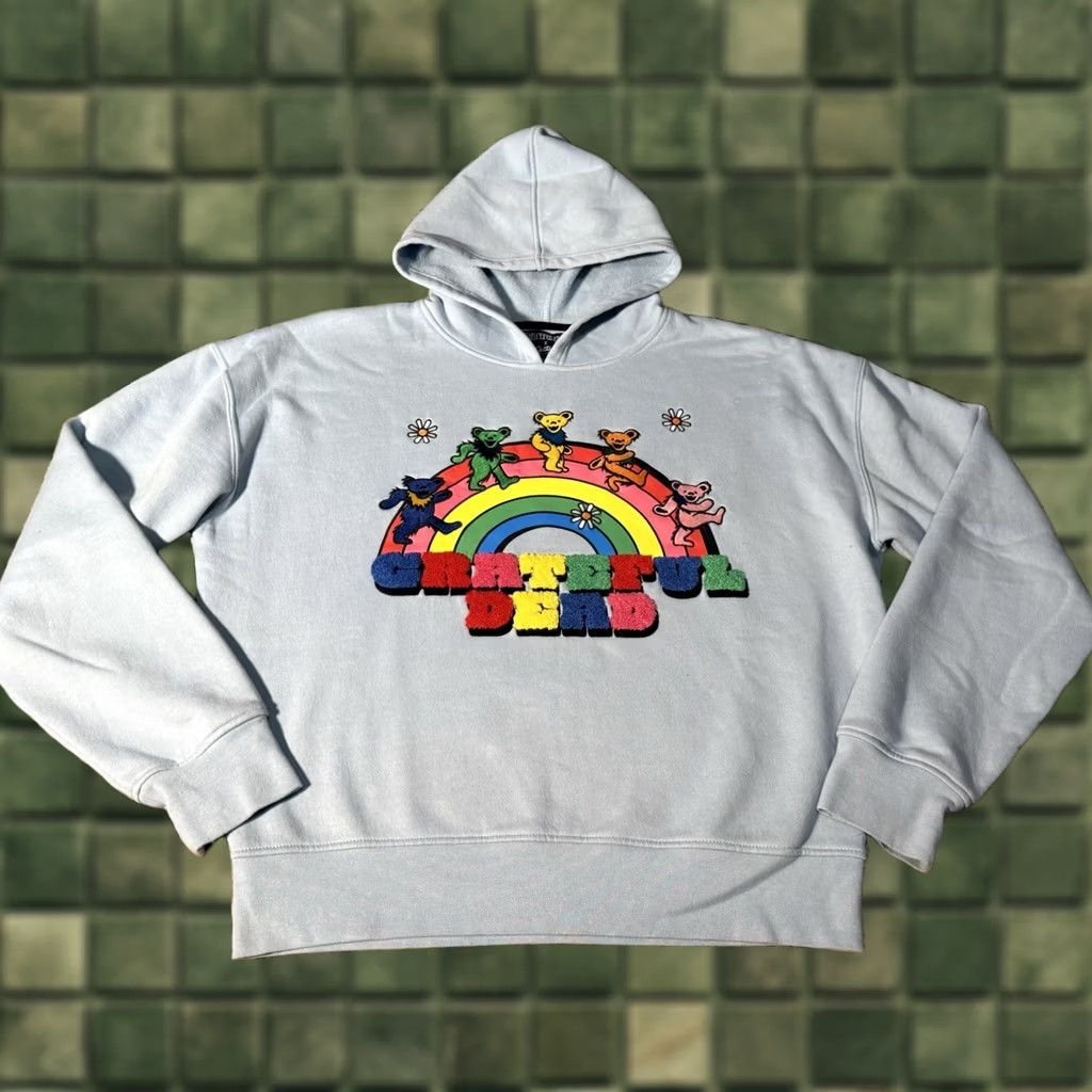 Vintage Grateful Dead Hoodie Pullover Blue Medium Dancing Bears Sweatshirt Section 119 Size US M / EU 48-50 / 2 - 1 Thumbnail