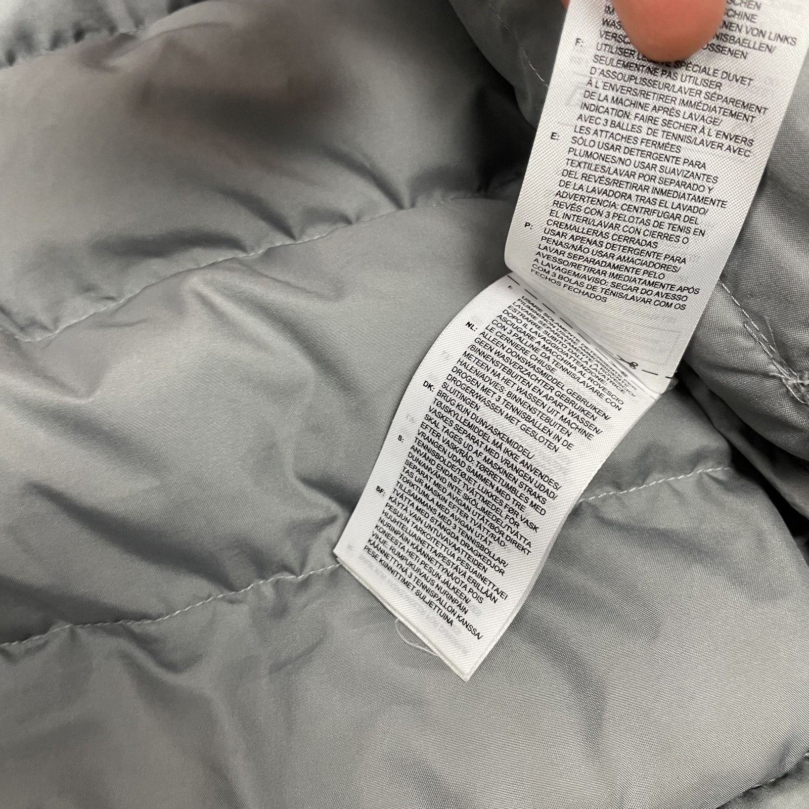 Adidas Adidas Men Gray Long Sleeve Full Zip Hooded Puffer Jacket S Size US S / EU 44-46 / 1 - 14 Thumbnail