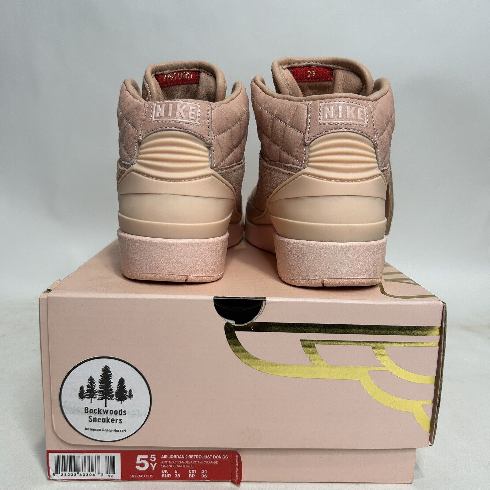 Nike Nike Air Jordan 2 Retro GS “Just Don Artic Orange” 2024 Size US 7 / IT 37 - 5 Thumbnail