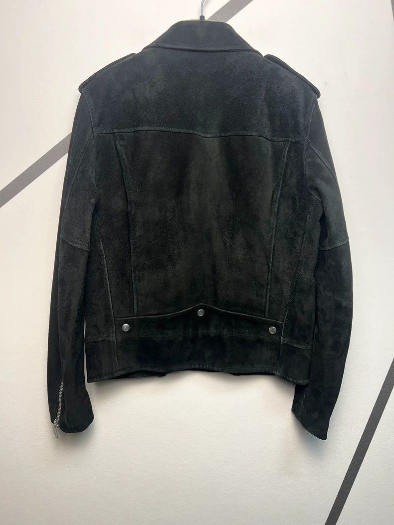 Saint Laurent Paris saint Laurent parisFall/Winter Black Suede L01 Leather Jac Size US M / EU 48-50 / 2 - 2 Thumbnail