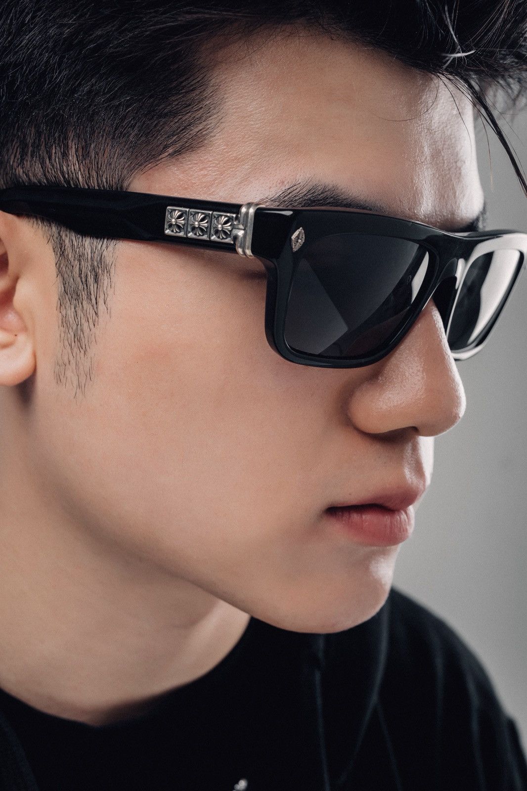 Chrome Hearts CHROME HEARTS SLUSS BUSSIN II BLACK SUNGLASSES Size ONE SIZE - 11 Thumbnail