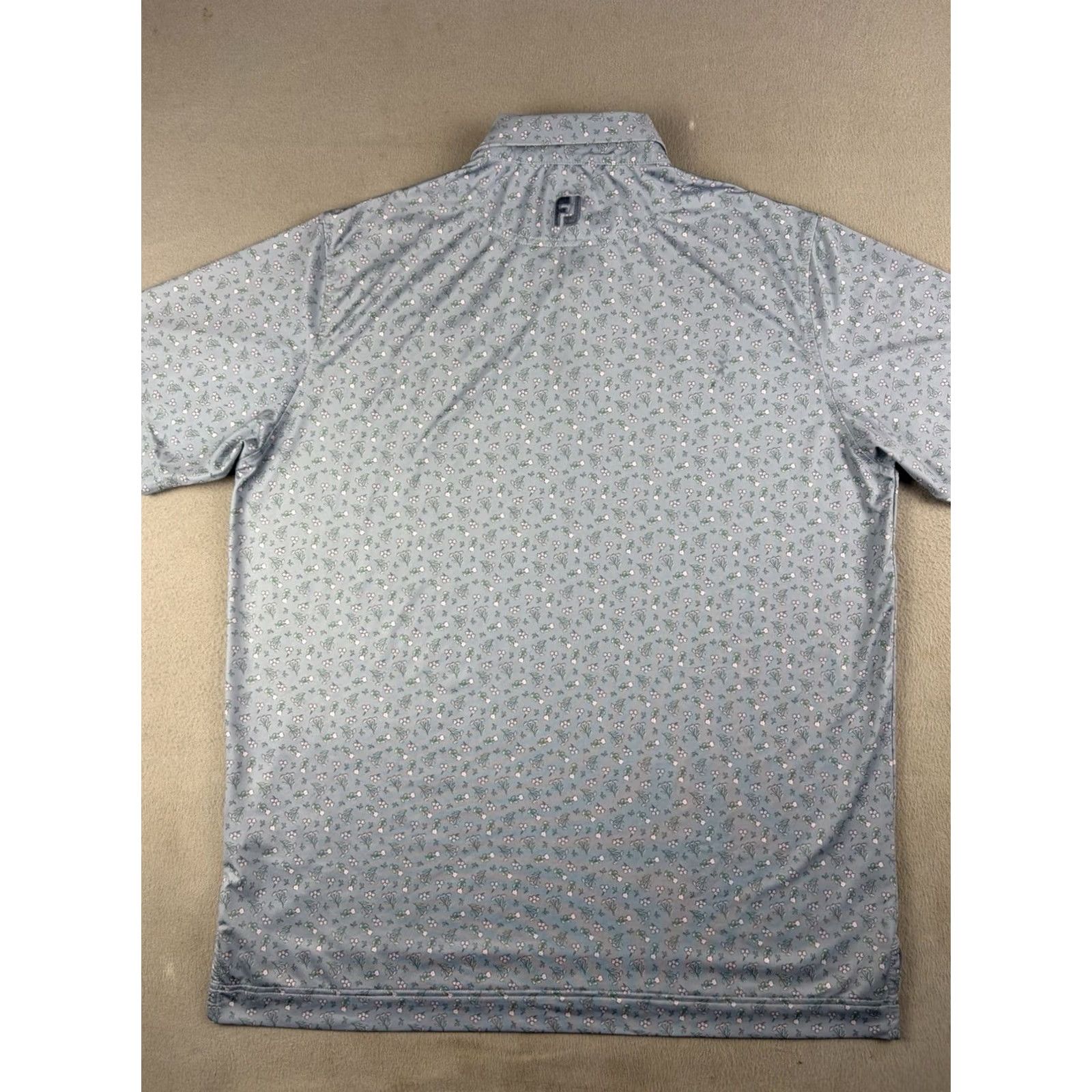 Footjoy FootJoy Polo Shirt Men XL Floral All Over Print Performance Golf Short Sleeve Multicolor Polo Men's XL Floral Golf Shirts Size US XL / EU 56 / 4 - 5 Thumbnail