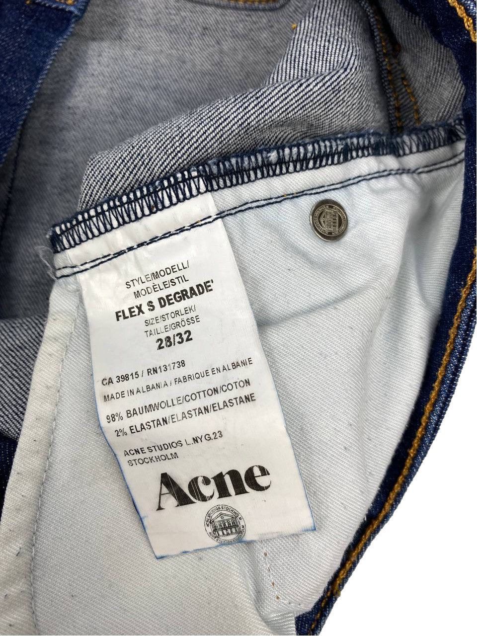 Acne Studios ACNE STUDIOS WOMEN SHORTS FLEX DEGRADE RAW LOW RISE 28/32 Size 28" / US 6 / IT 42 - 5 Thumbnail