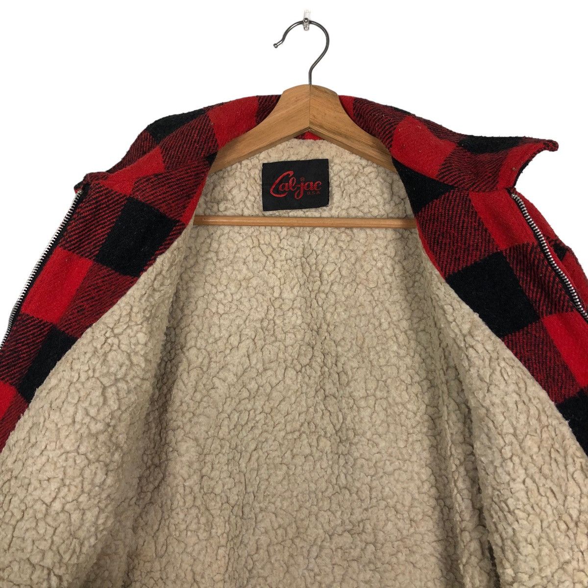 Japanese Brand 🔥Vintage 90’s Cal-Jac USA Checked Tartan Design Wool Jacket Size US M / EU 48-50 / 2 - 10 Thumbnail