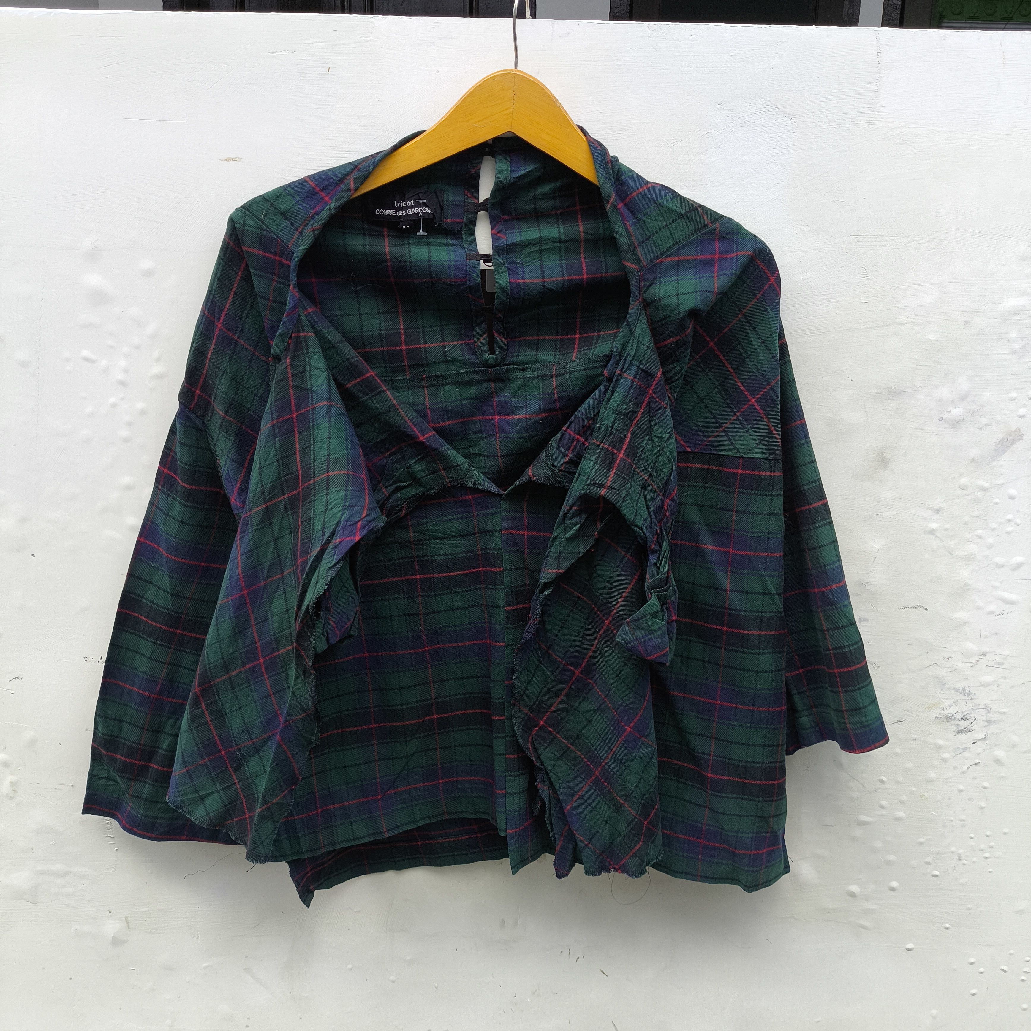 Tricot Comme des Garcons Tricot comme des garcons tops blouse shirt flanel material Size ONE SIZE - 2 Thumbnail