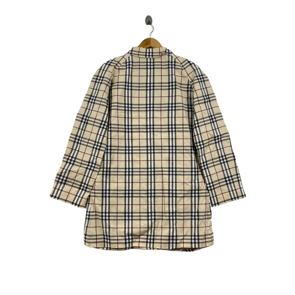 Burberry Vintage BURBERRYS LONDON Italy Nova Check Tartan Parka Coat Size US M / EU 48-50 / 2 - 3 Thumbnail